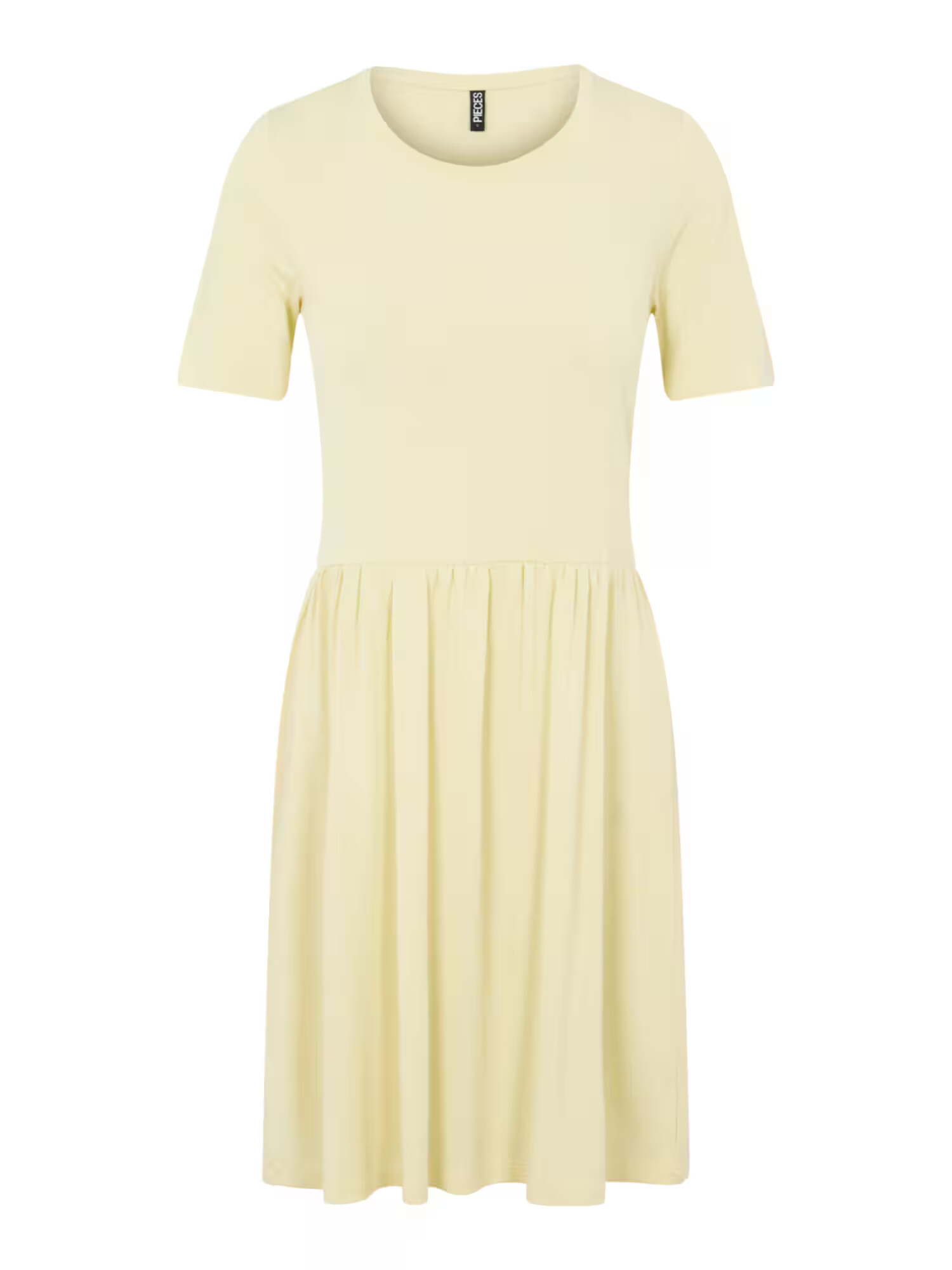 PIECES Rochie 'Kamala' galben pastel - Pled.ro