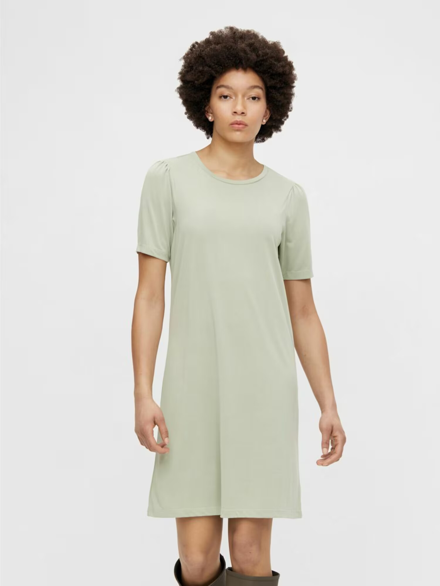 PIECES Rochie 'Kamala' verde pastel - Pled.ro