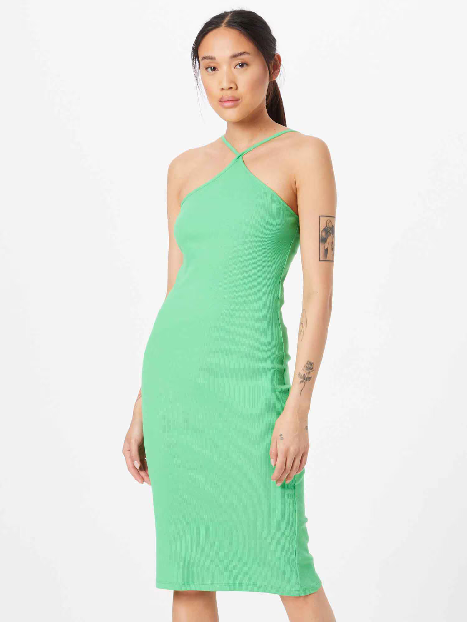 PIECES Rochie 'Malia' verde deschis - Pled.ro