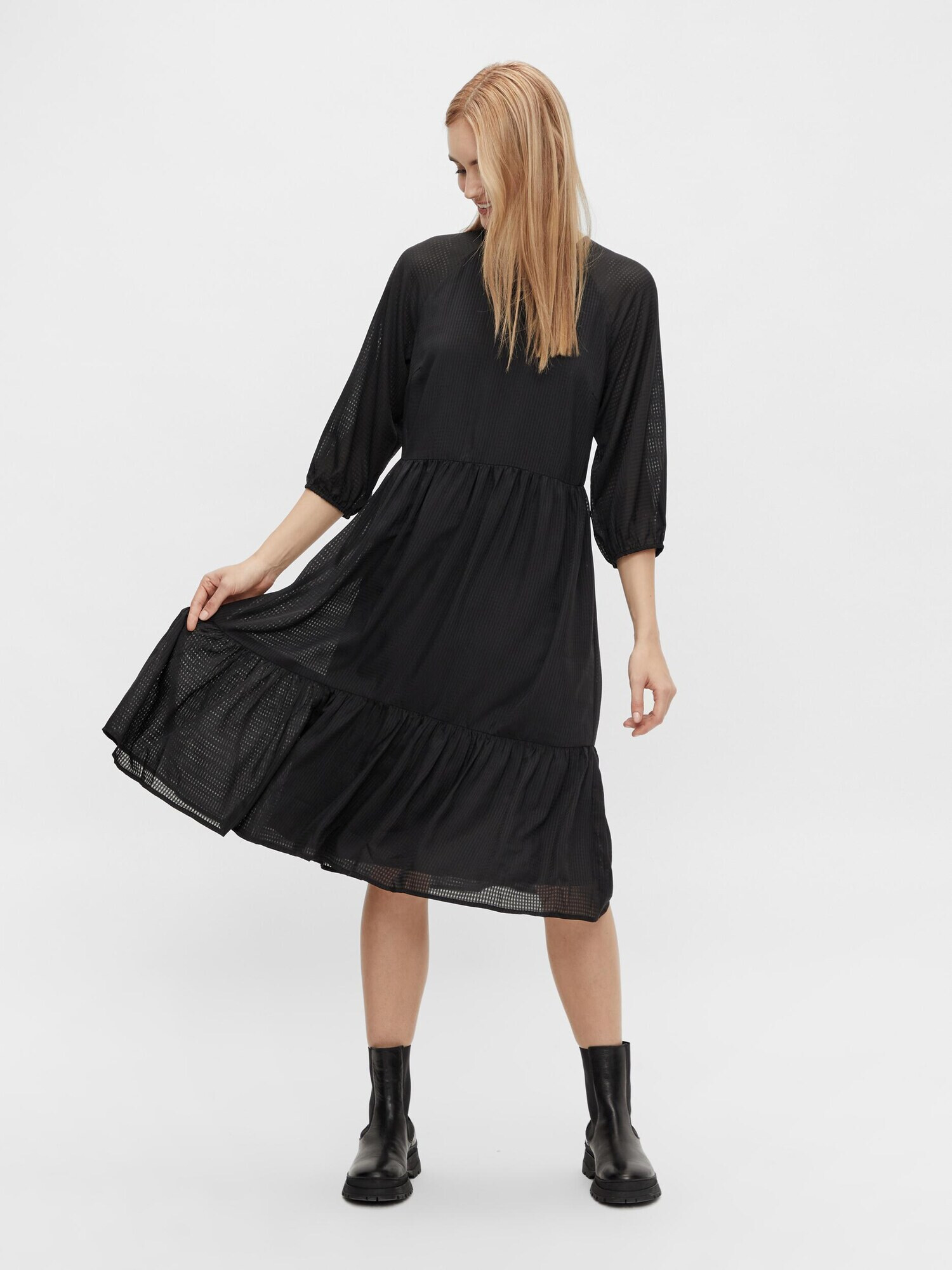 PIECES Rochie 'Sasi' negru - Pled.ro