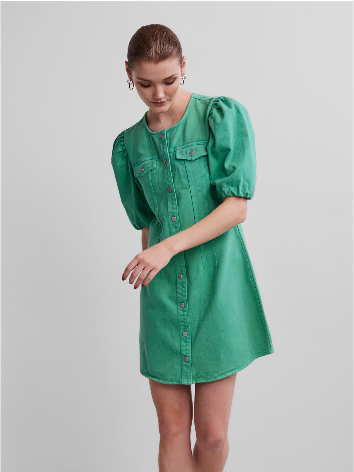 PIECES Rochie 'VISTA' verde deschis - Pled.ro