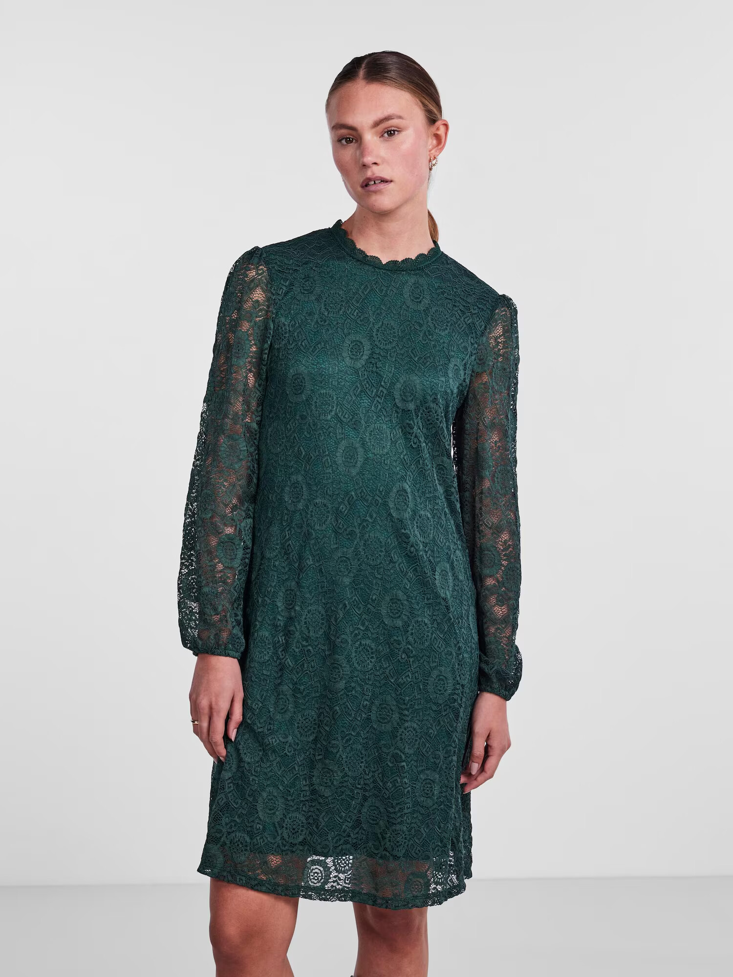 PIECES Rochie verde smarald - Pled.ro