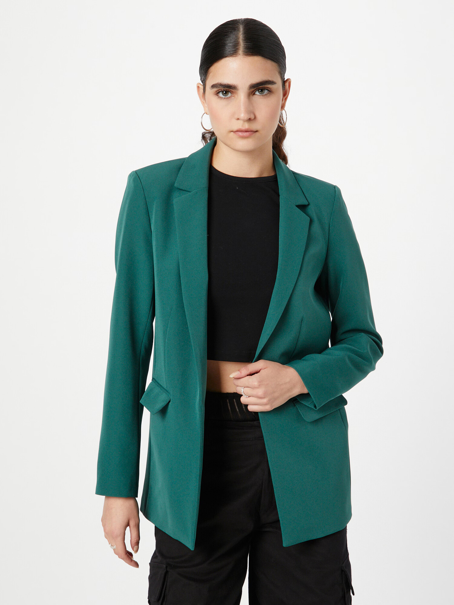 PIECES Sacou 'BOSSY' verde smarald - Pled.ro