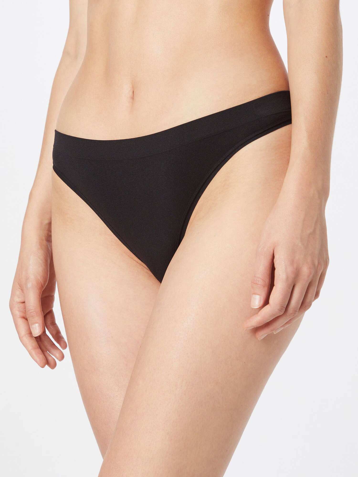 PIECES Tanga 'Symmi' negru - Pled.ro