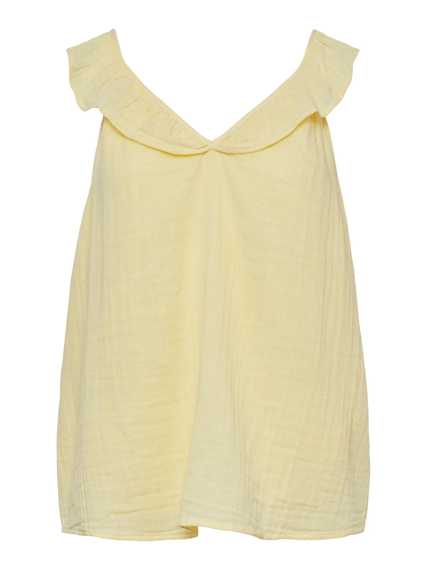 PIECES Top 'LELOU' galben pastel - Pled.ro