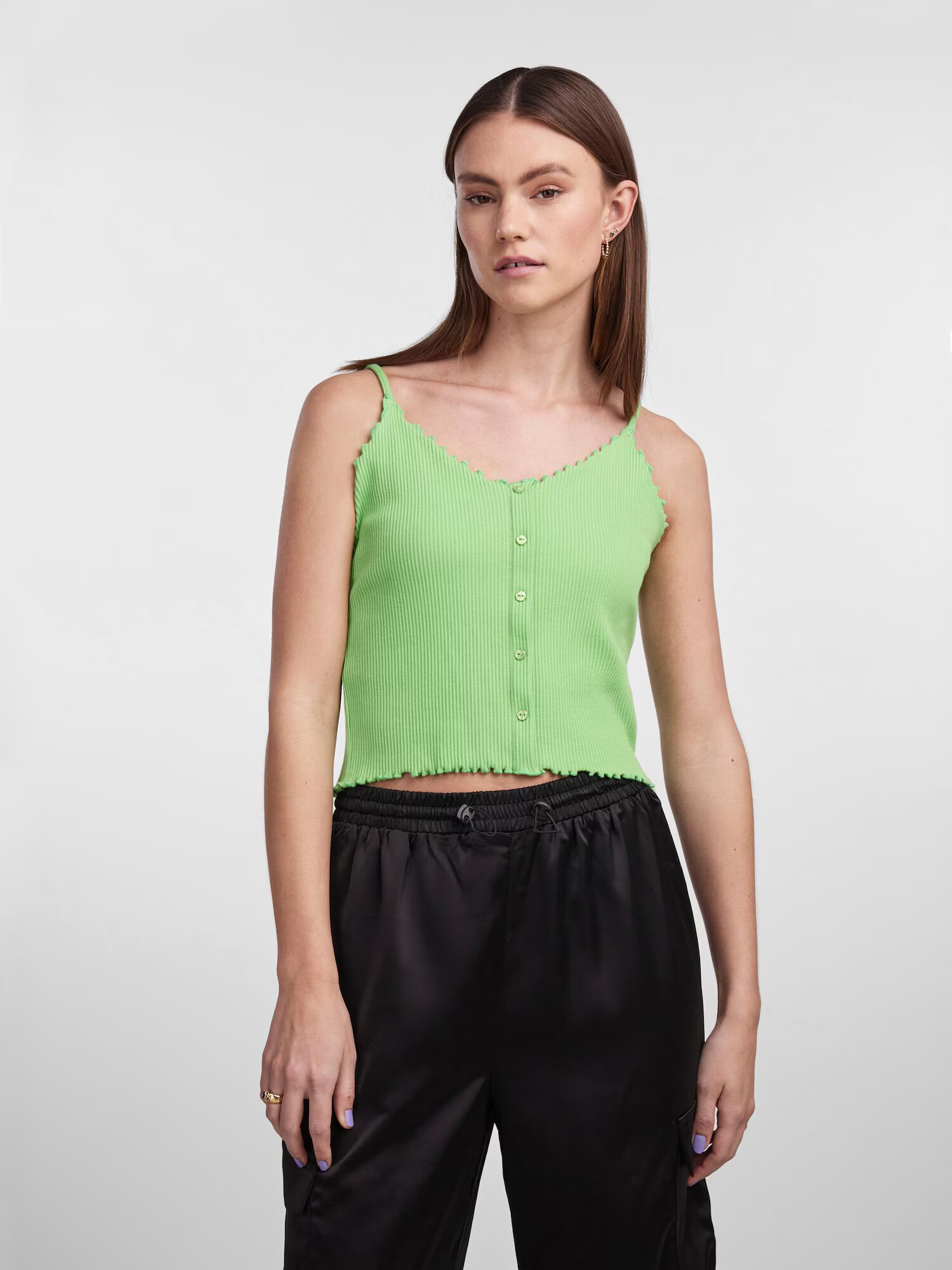 PIECES Top 'Nukisa' verde deschis - Pled.ro