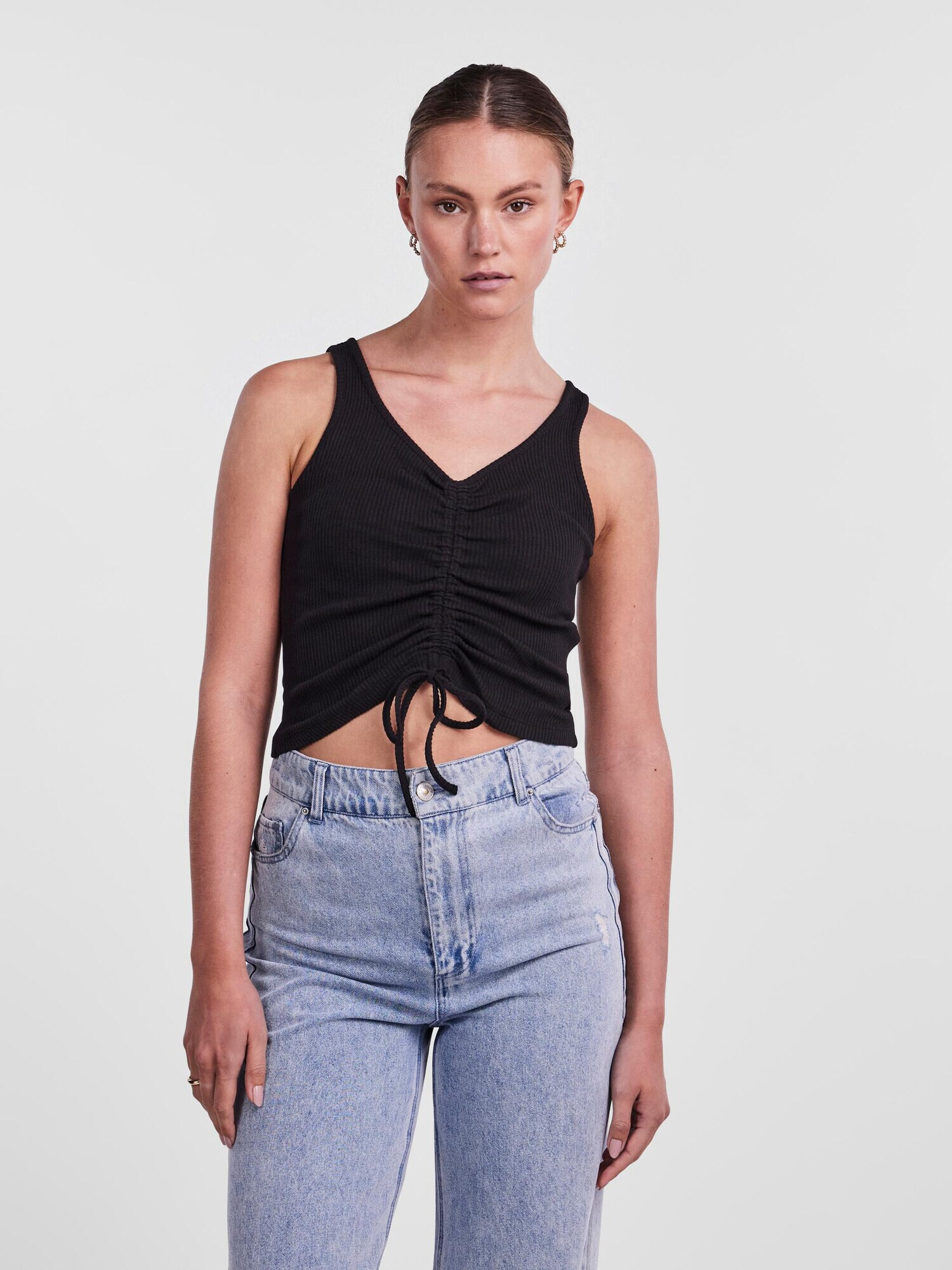 PIECES Top 'TEGAN' negru - Pled.ro