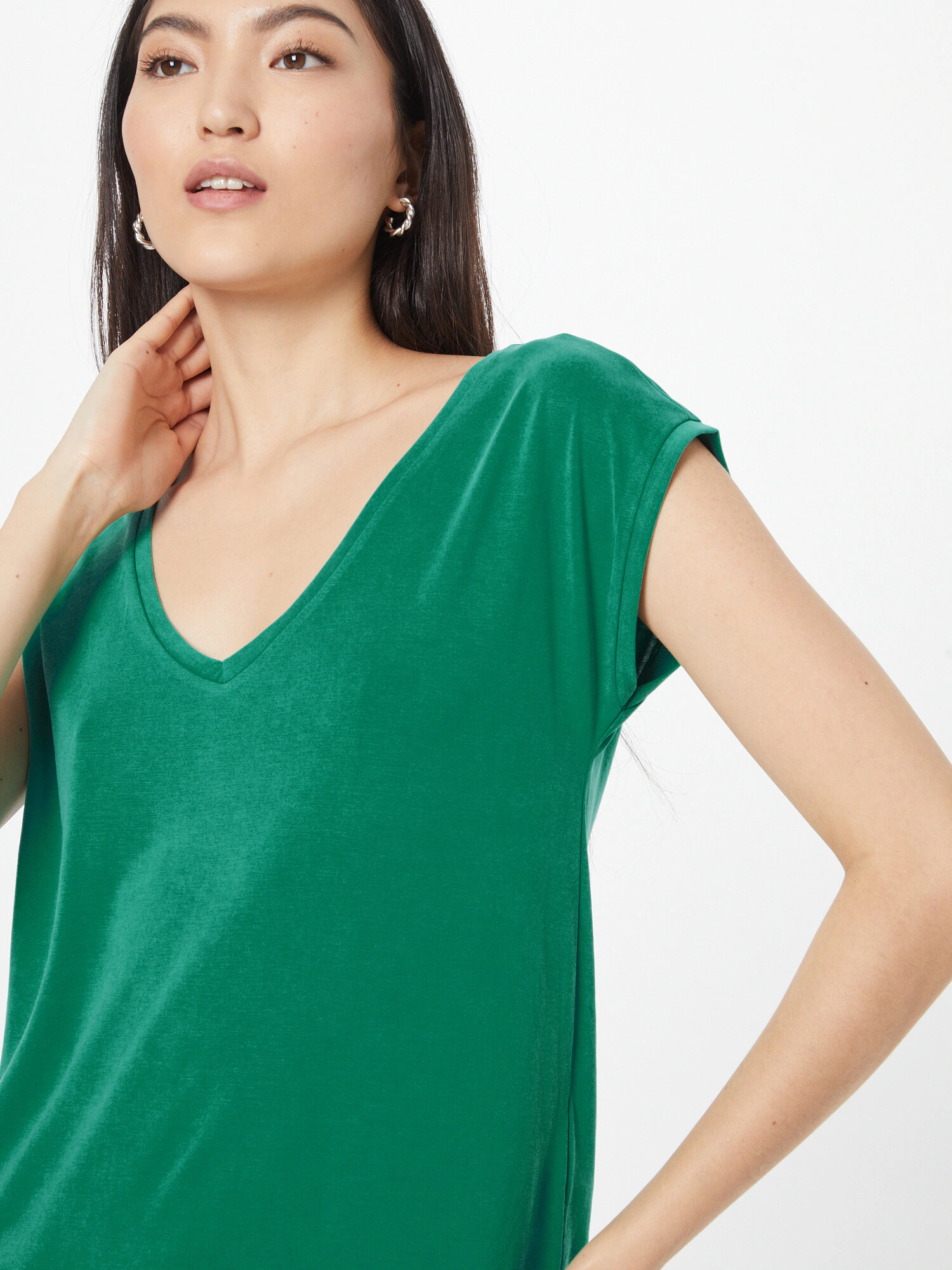 PIECES Tricou 'Kamala' verde - Pled.ro