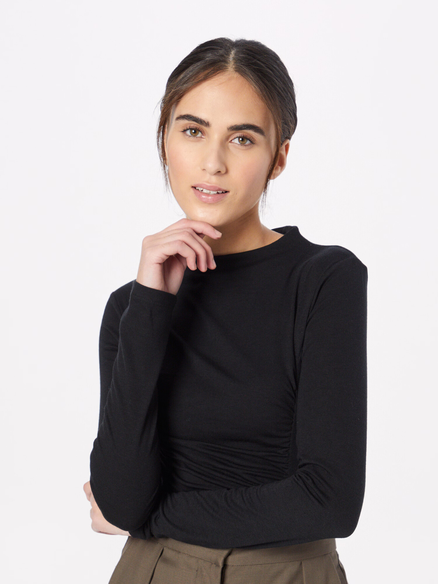 PIECES Tricou 'MAXA' negru - Pled.ro