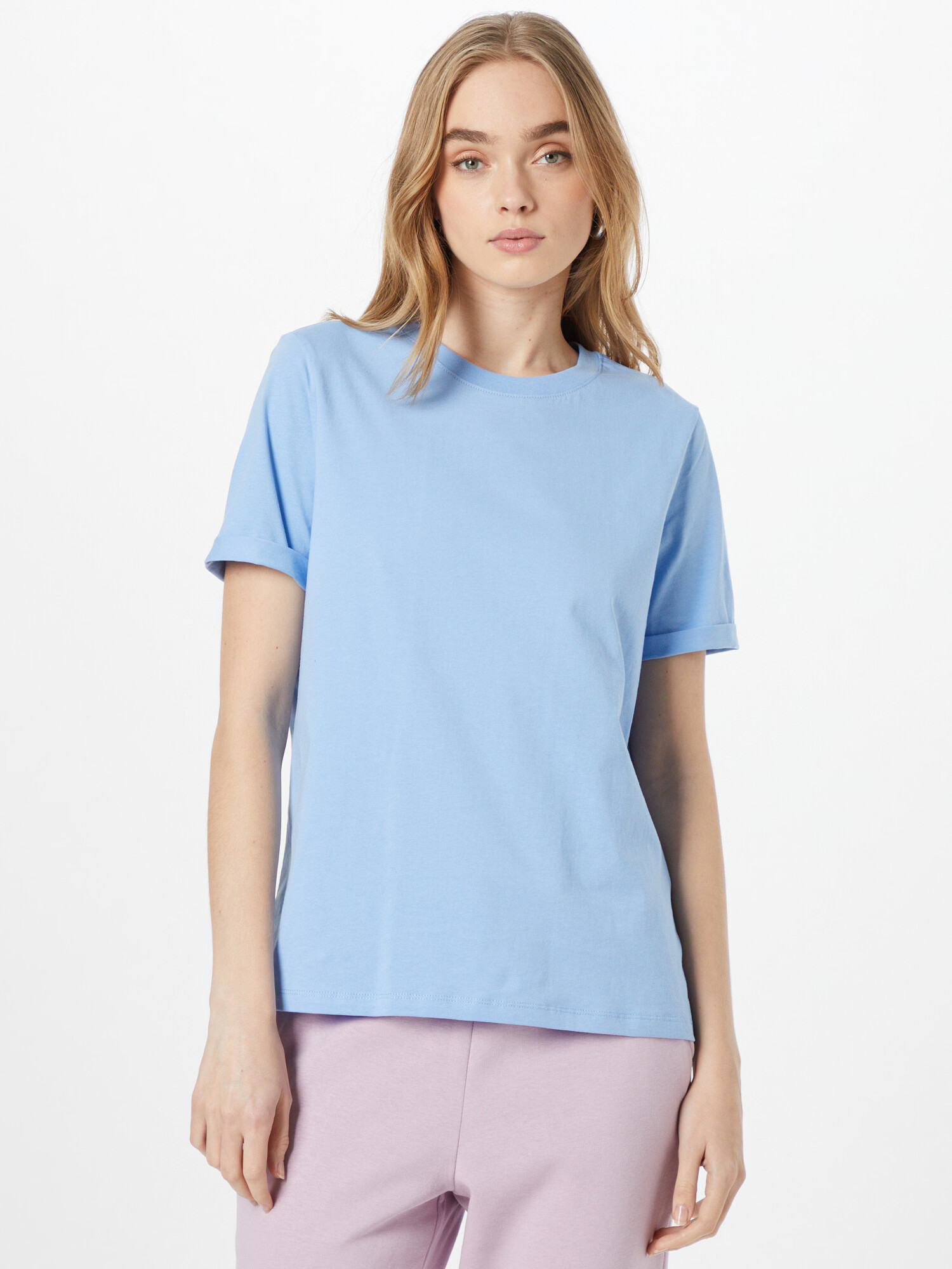 PIECES Tricou 'Ria' albastru deschis - Pled.ro