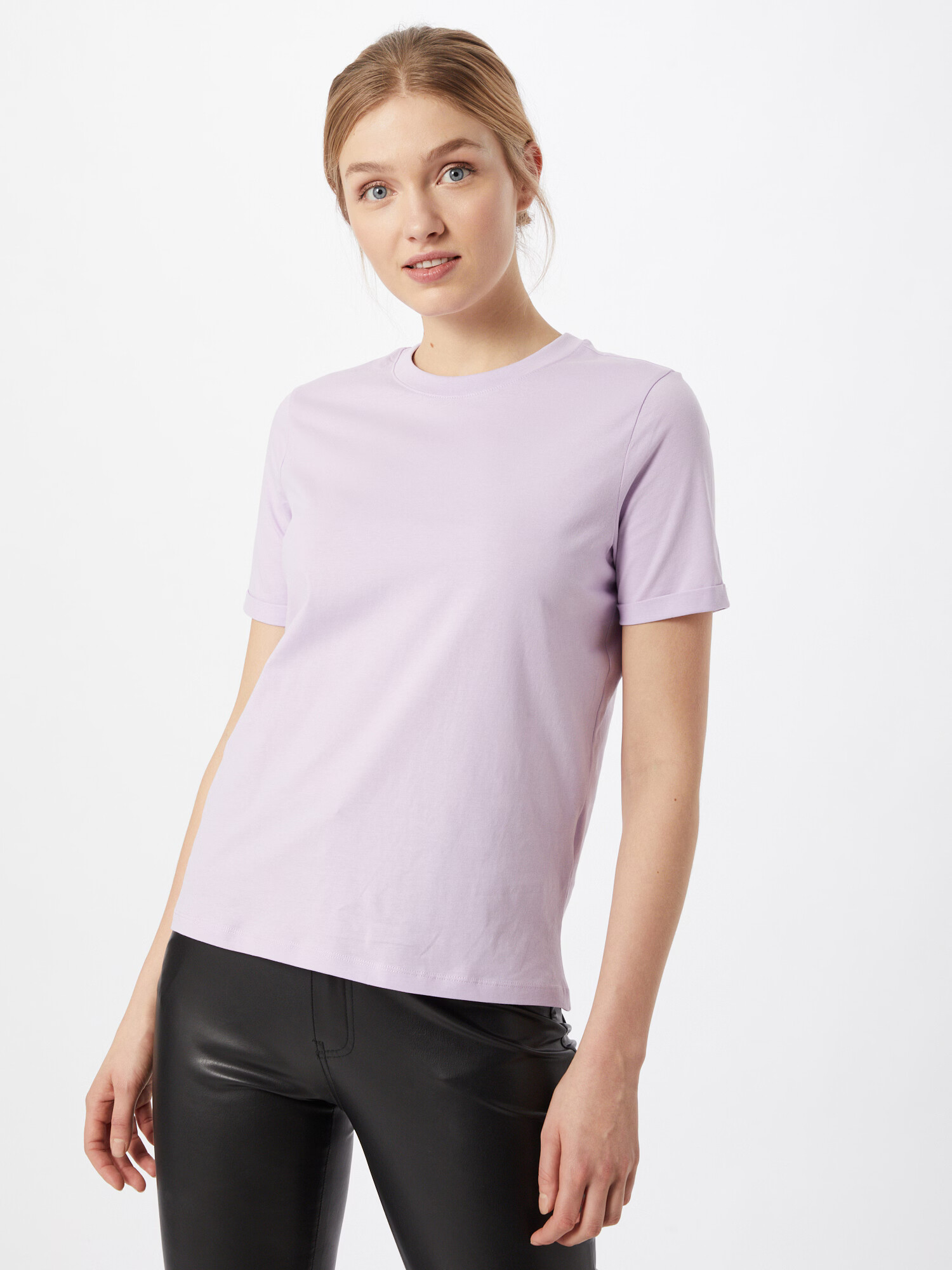 PIECES Tricou 'RIA' mov pastel - Pled.ro