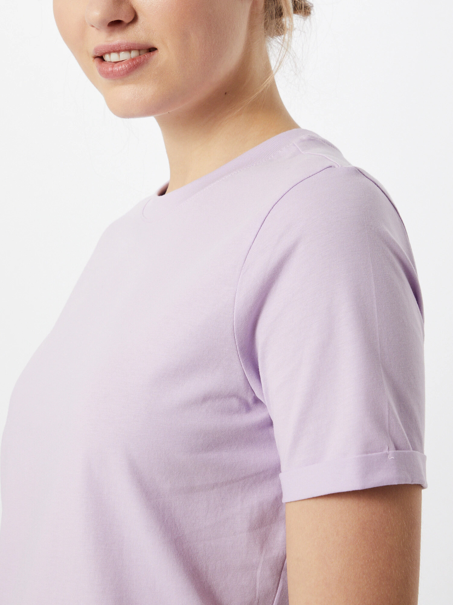 PIECES Tricou 'RIA' mov pastel - Pled.ro