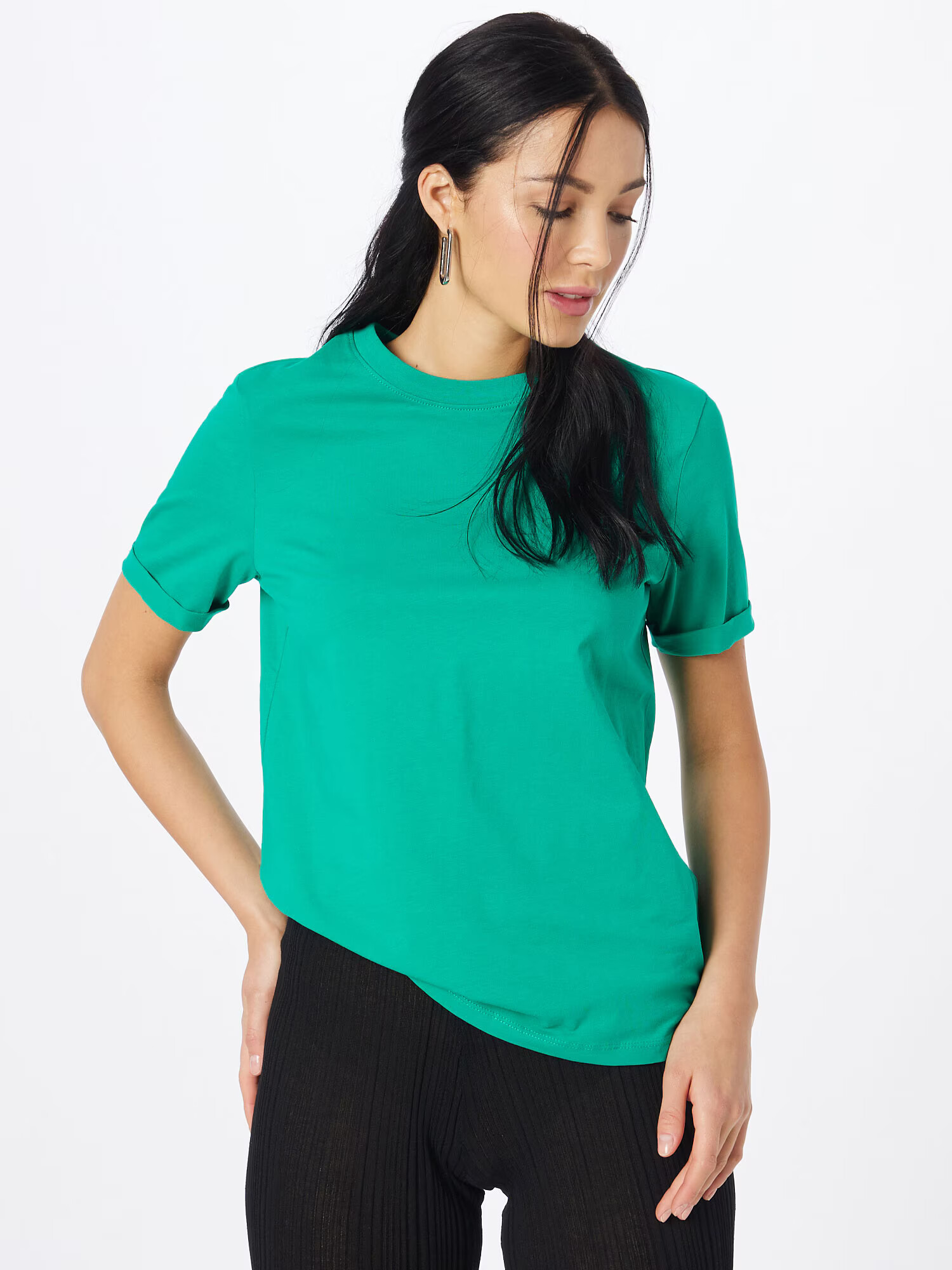 PIECES Tricou 'Ria' verde mentă - Pled.ro