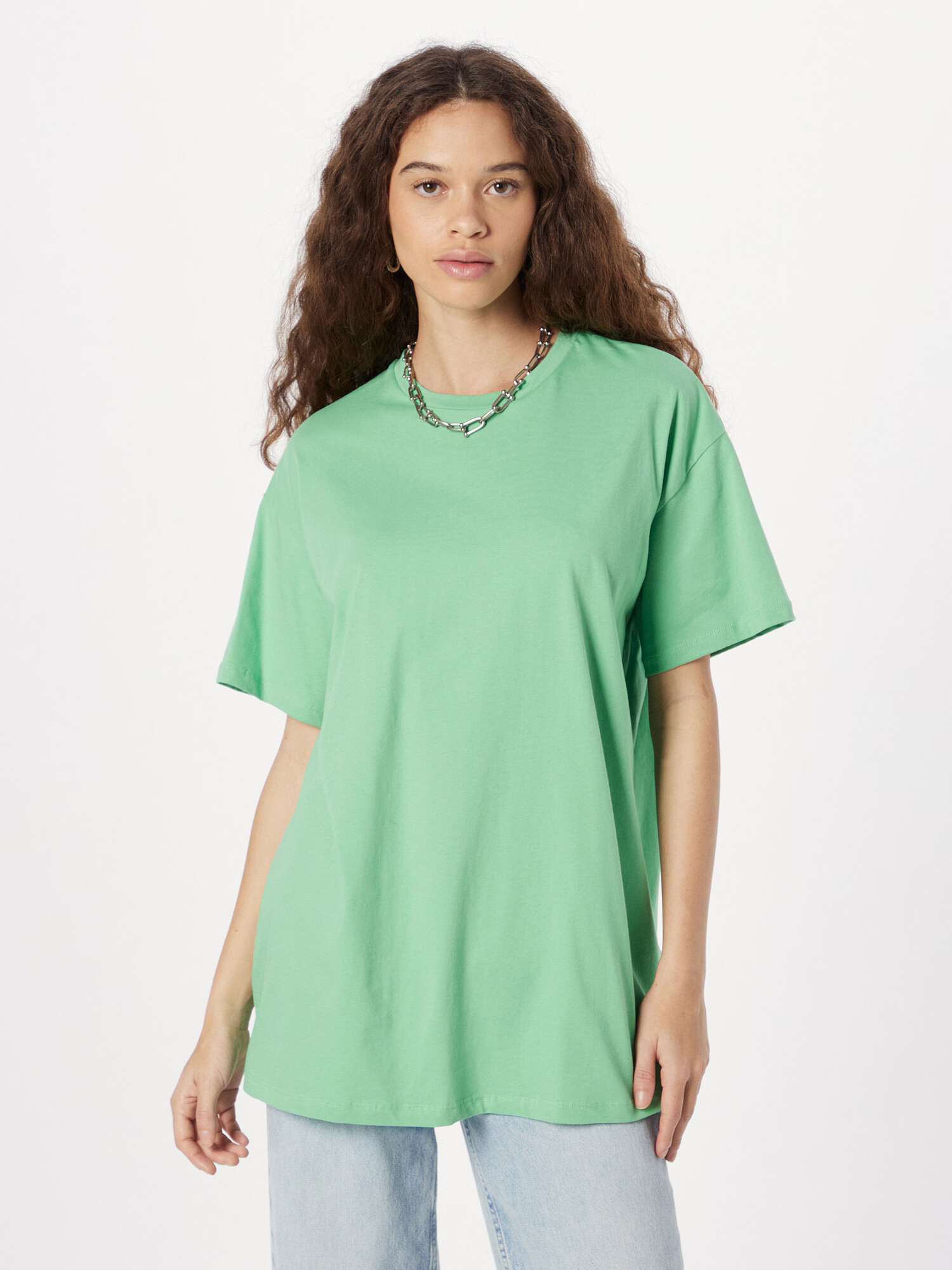 PIECES Tricou supradimensional 'Rina' verde deschis - Pled.ro