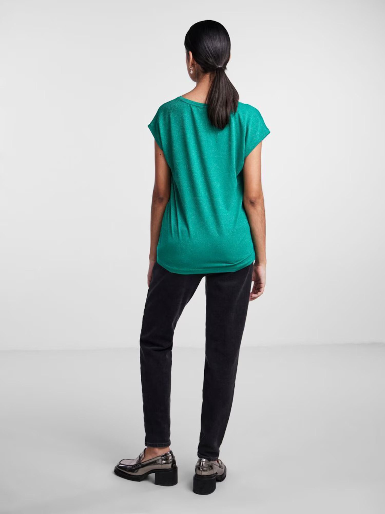 PIECES Tricou 'Billo' albastru / verde - Pled.ro