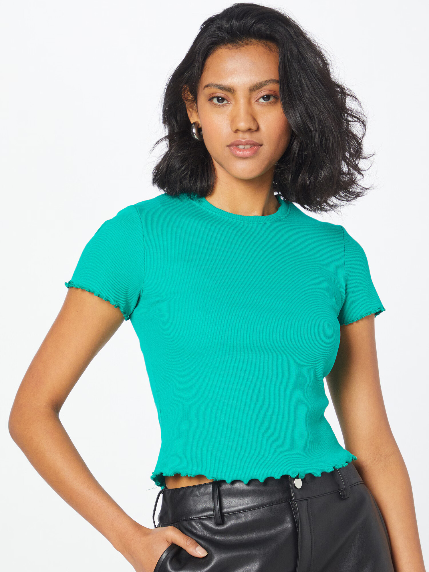 PIECES Tricou verde jad - Pled.ro