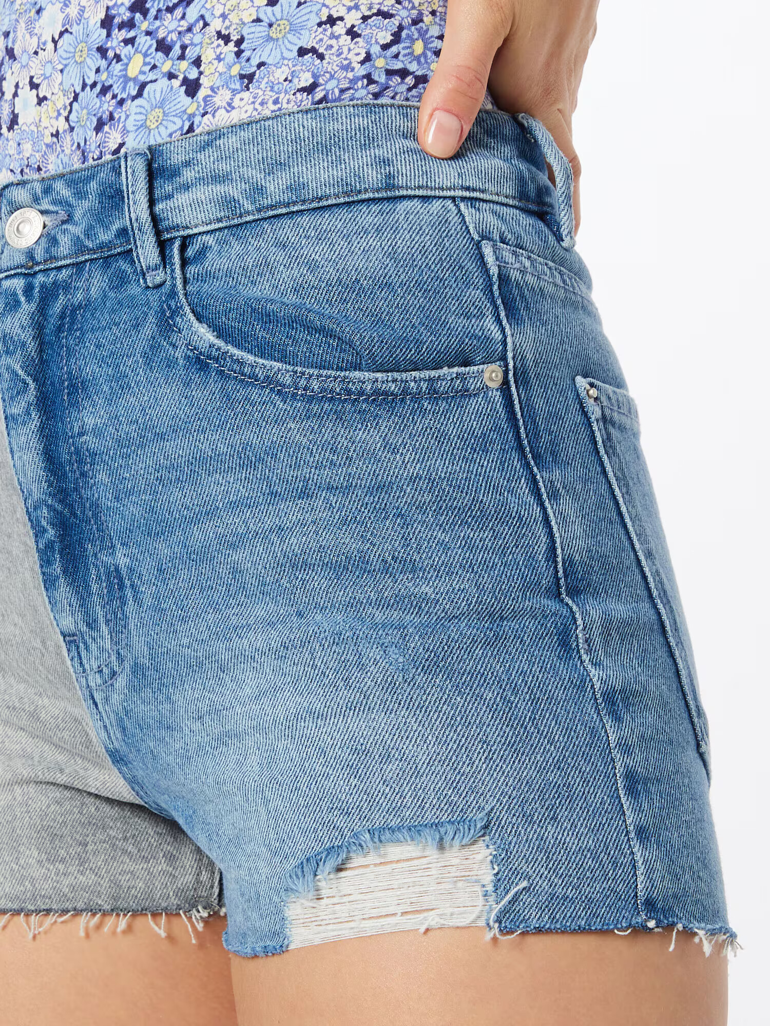 Pimkie Jeans 'LINA' albastru denim / gri denim - Pled.ro