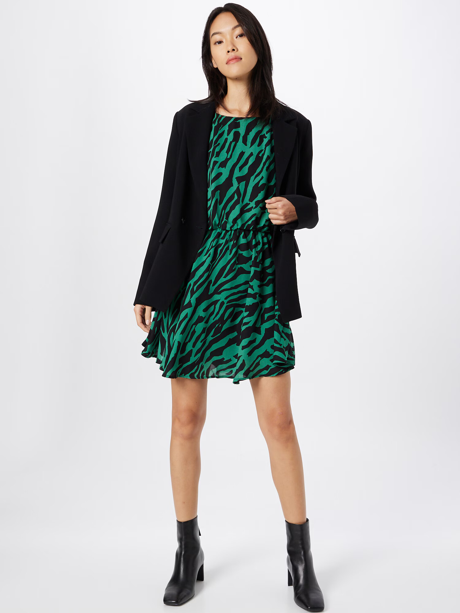 Pimkie Rochie 'DAGATHE' verde / negru - Pled.ro