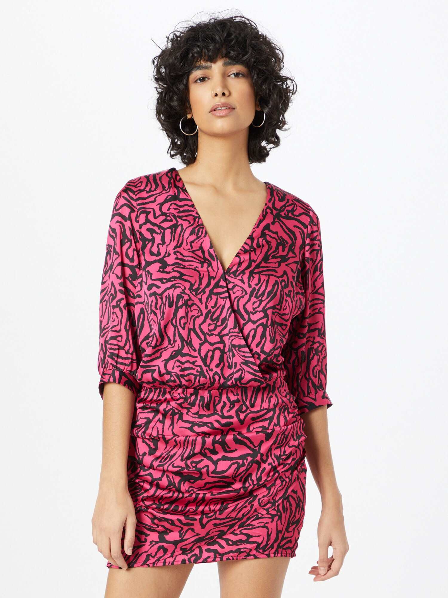 Pimkie Rochie 'NIGHT' roz pitaya / negru - Pled.ro