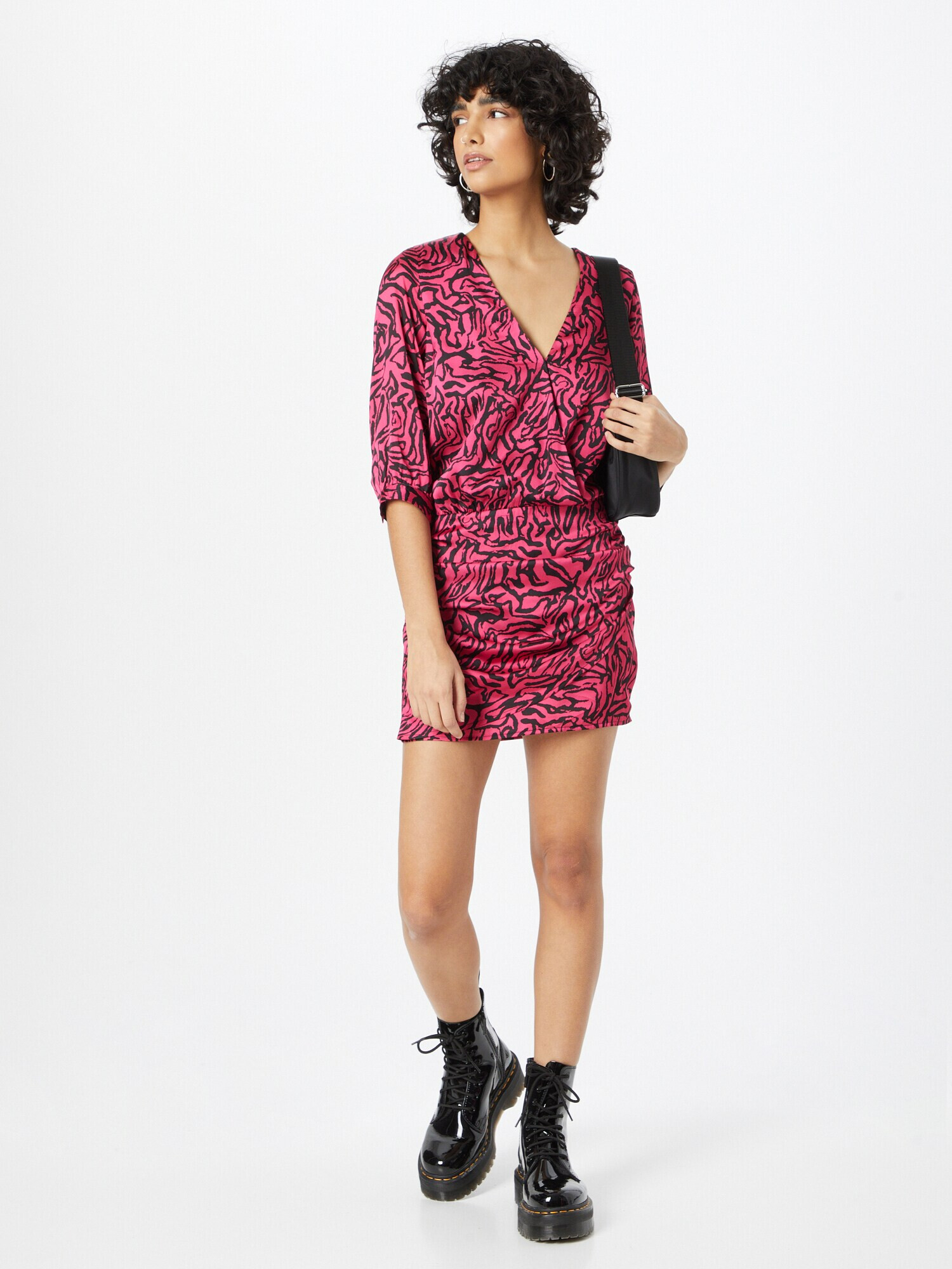 Pimkie Rochie 'NIGHT' roz pitaya / negru - Pled.ro