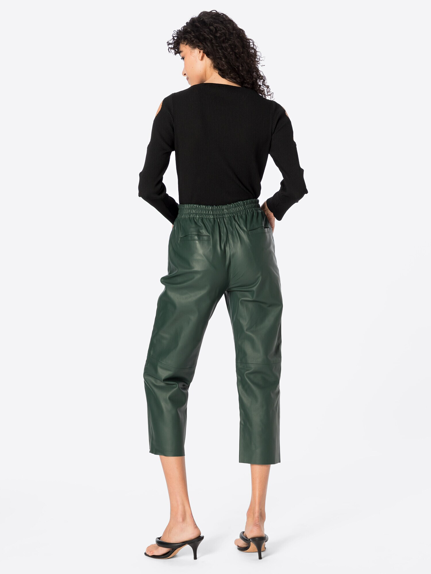 PINKO Pantaloni 'TOAST' verde închis - Pled.ro