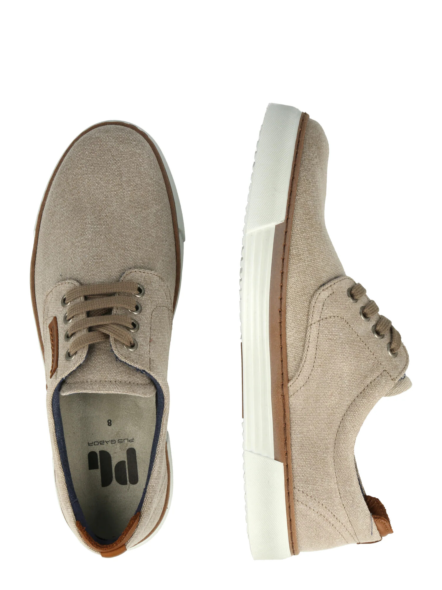 Pius Gabor Sneaker low maro / gri deschis - Pled.ro