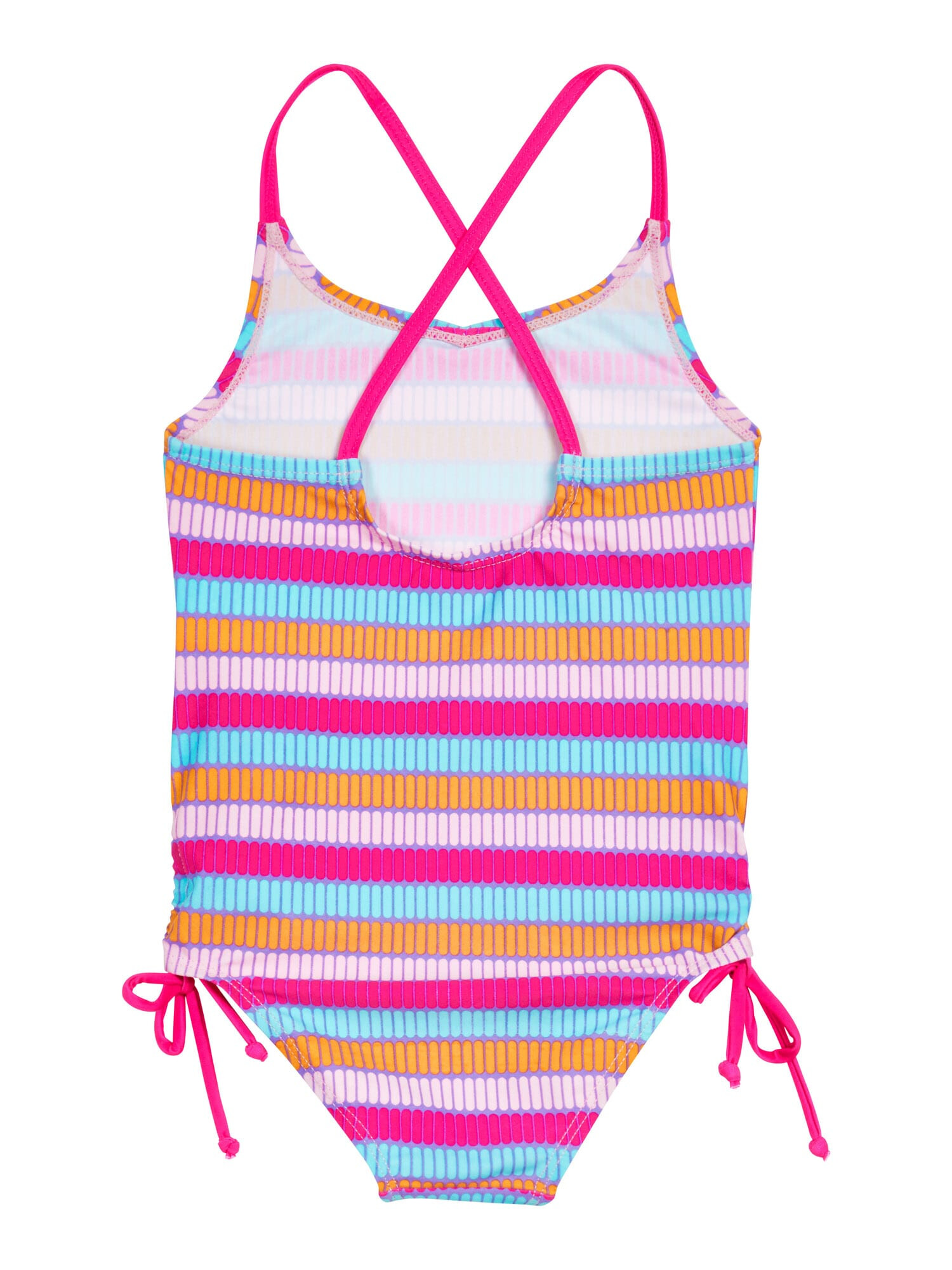 PLAYSHOES Costum de baie întreg albastru deschis / portocaliu / fucsia / roz - Pled.ro