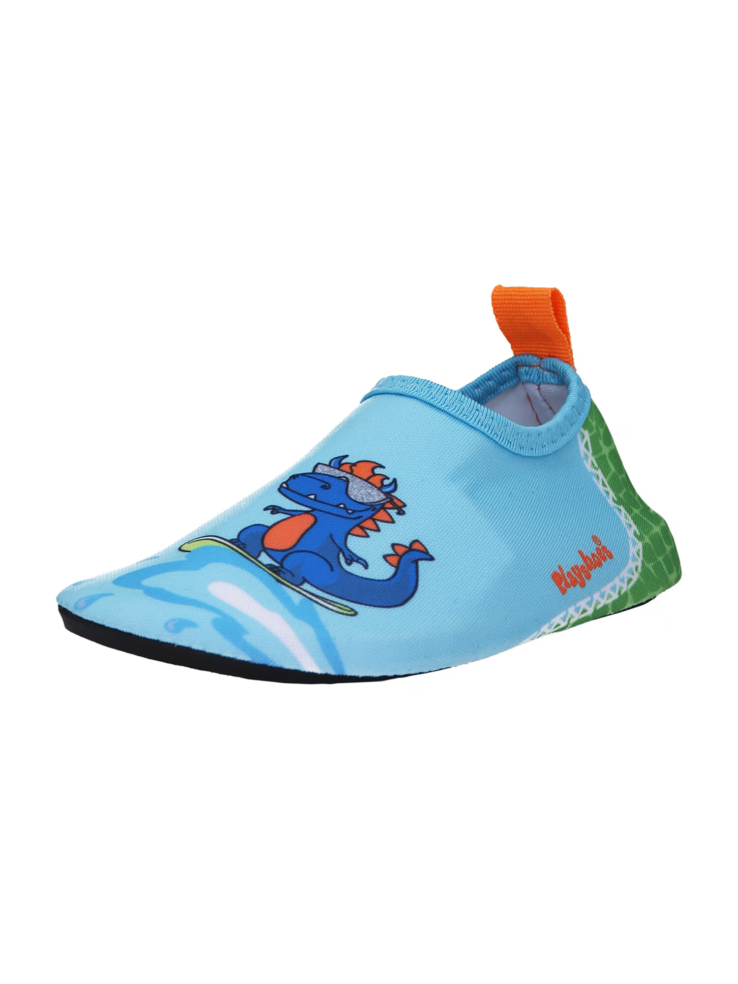 PLAYSHOES Flip-flops albastru aqua / albastru regal / portocaliu mandarină / alb - Pled.ro