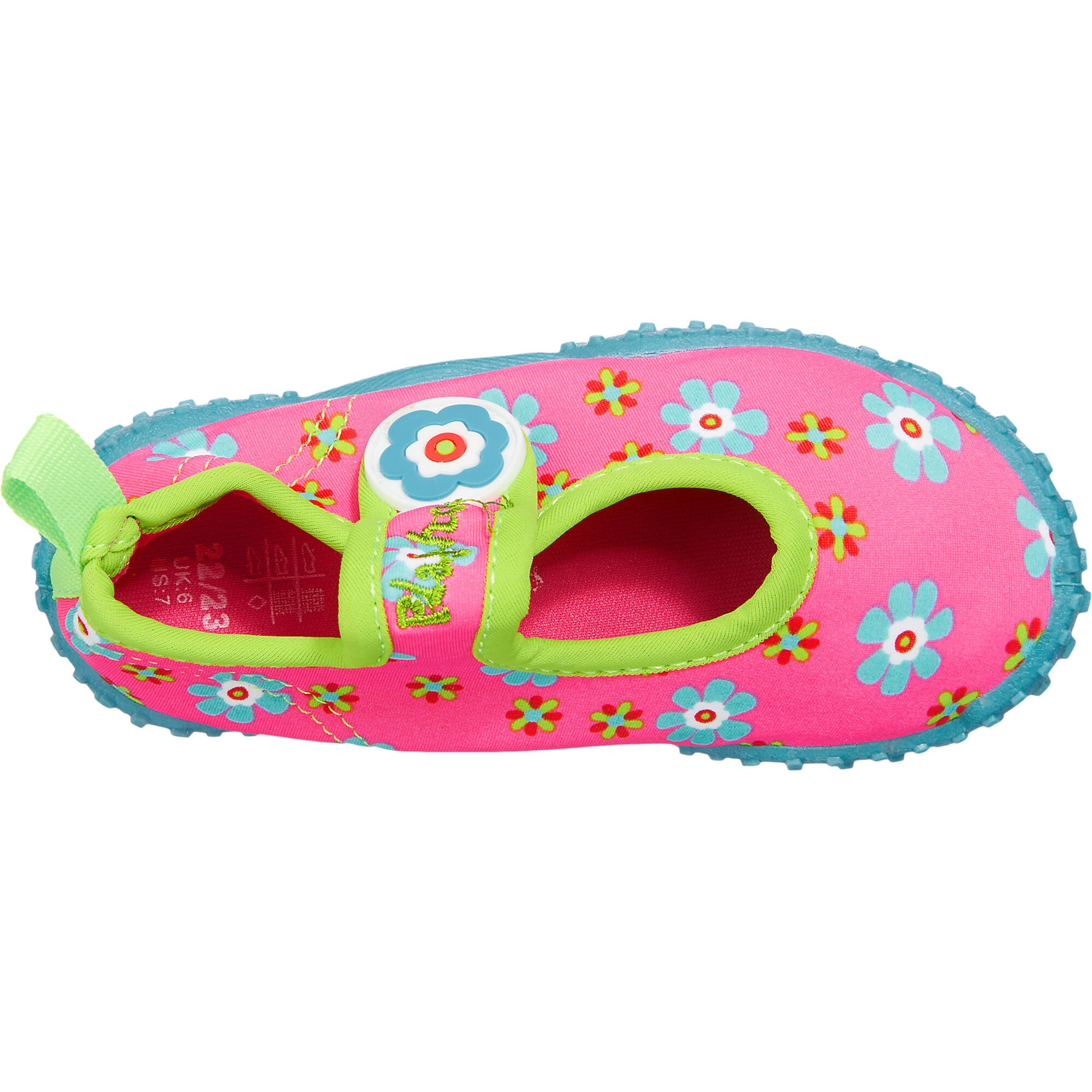 PLAYSHOES Pantofi albastru aqua / verde kiwi / roz / roșu / alb - Pled.ro