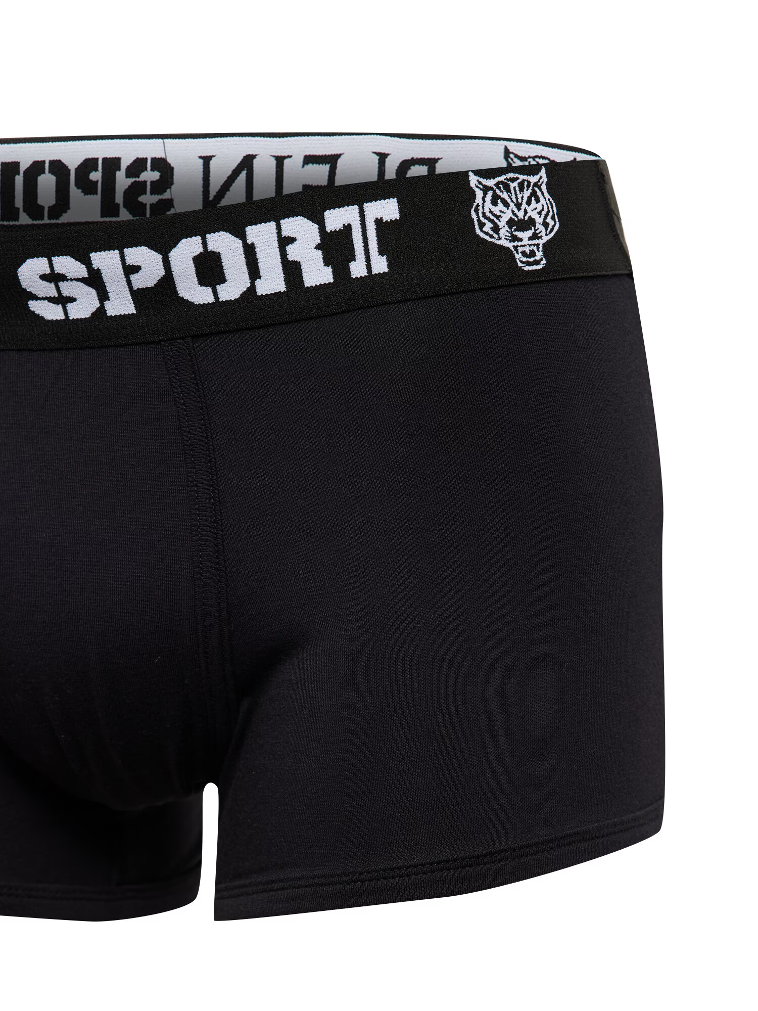 Plein Sport Boxeri 'Tiger' negru / alb murdar - Pled.ro