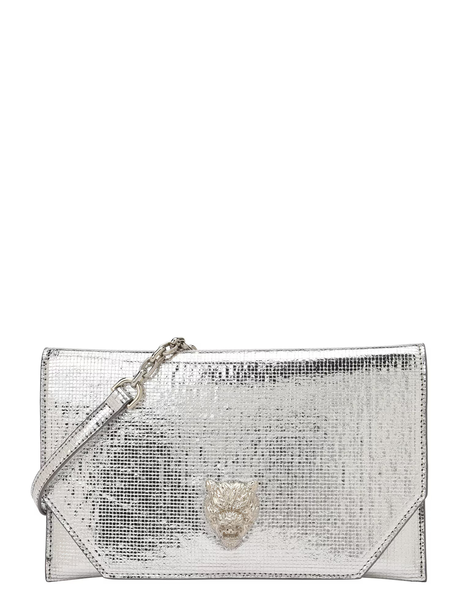 Plein Sport Clutch 'LIME' argintiu - Pled.ro