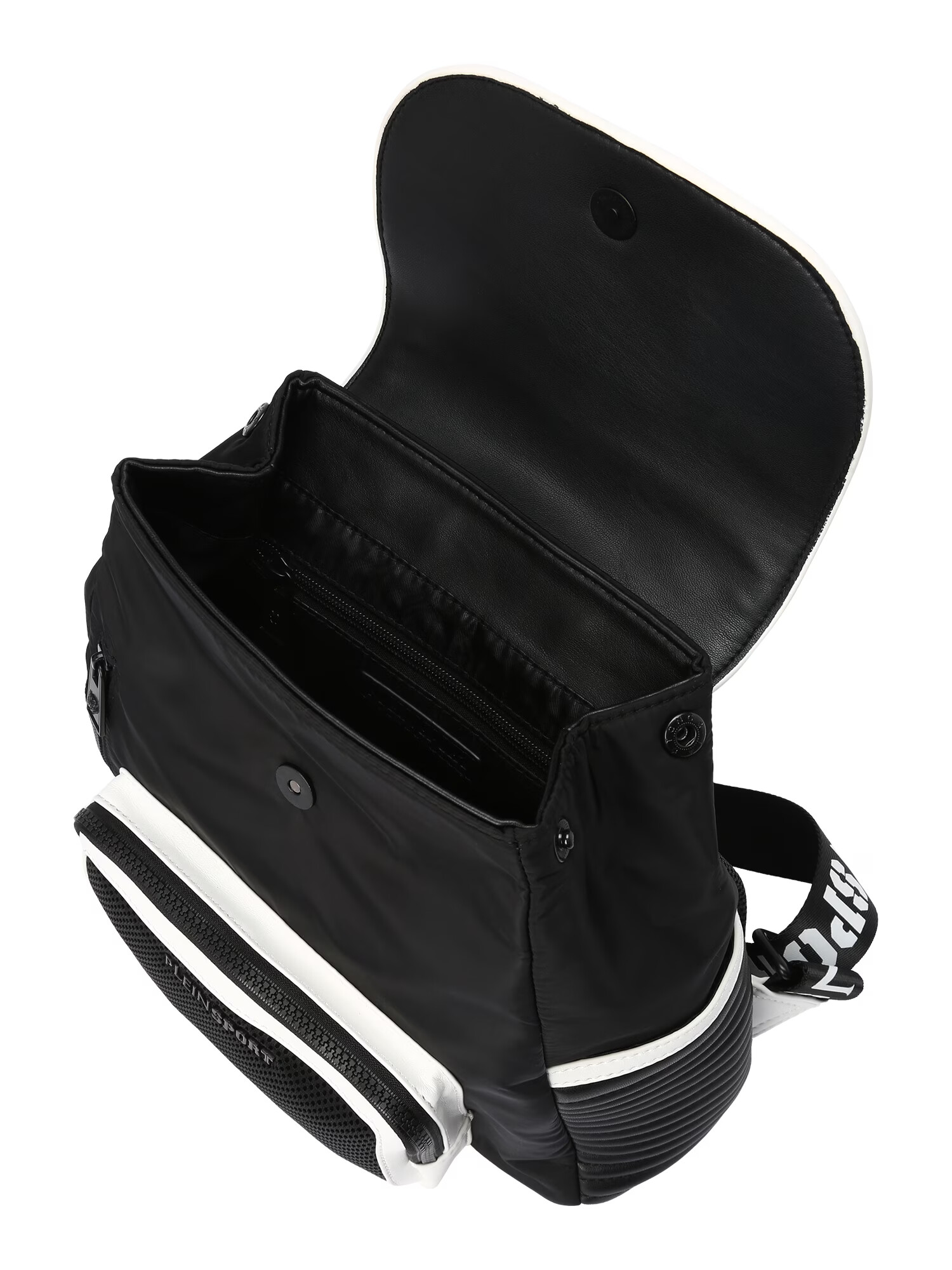 Plein Sport Rucsac 'MEGHAN' negru / alb - Pled.ro