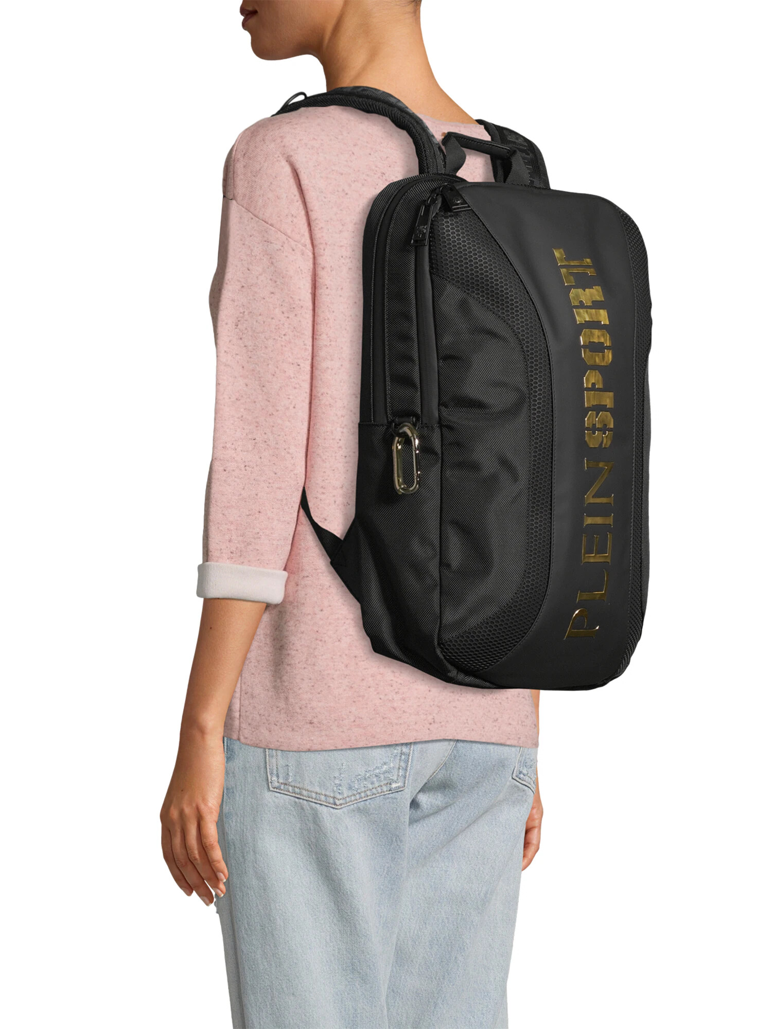 Plein Sport Rucsac 'SUPER HERO' auriu / negru - Pled.ro