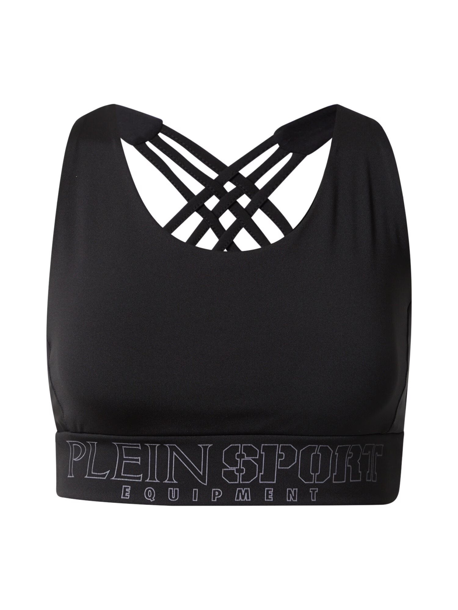 Plein Sport Top gri / negru - Pled.ro