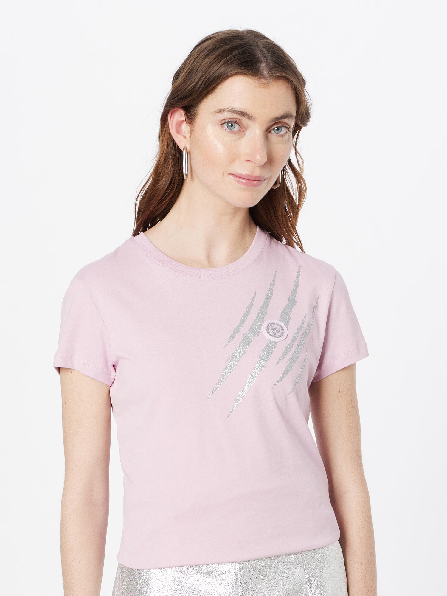 Plein Sport Tricou mov pastel / argintiu - Pled.ro