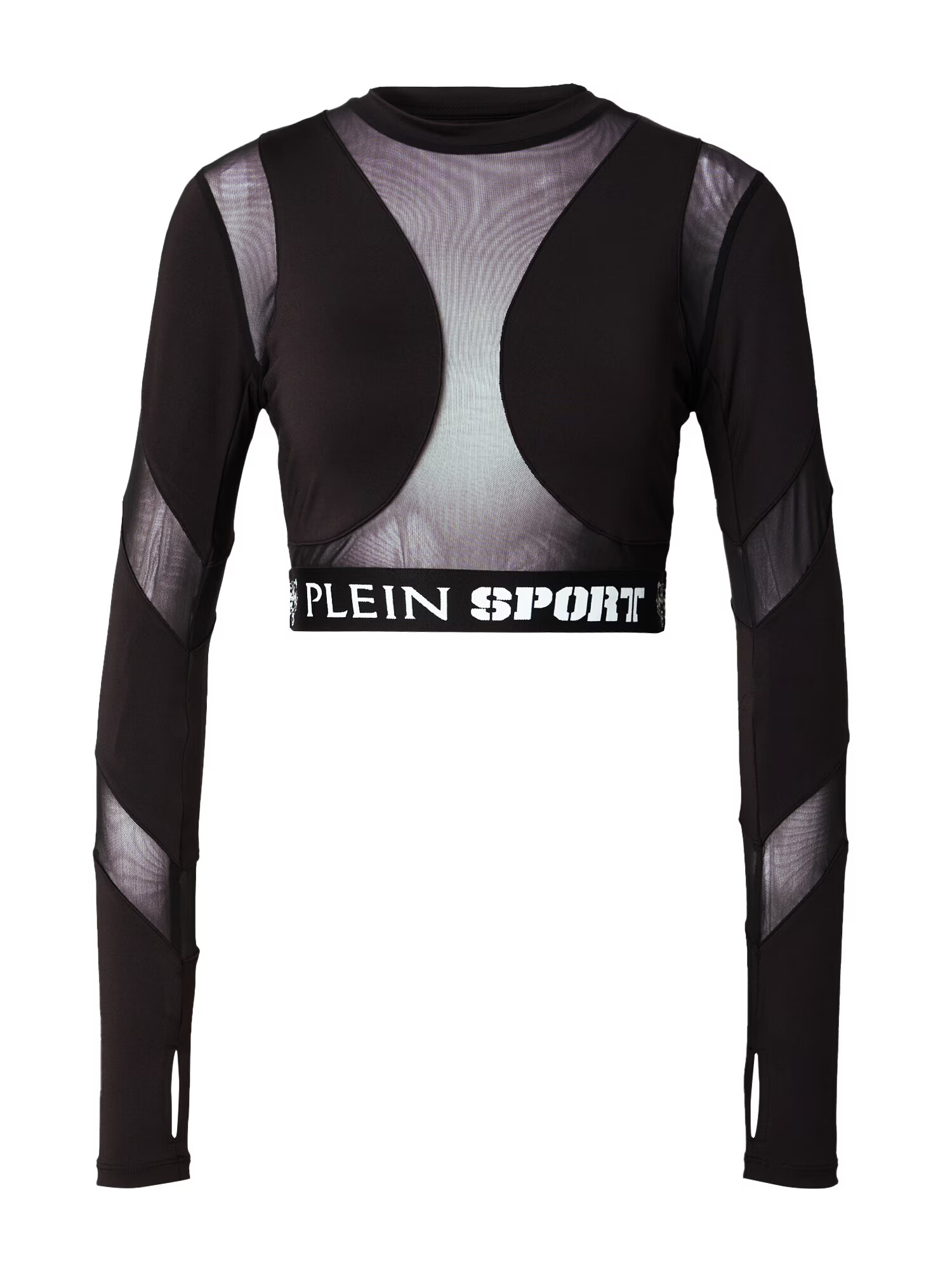 Plein Sport Tricou negru / alb - Pled.ro