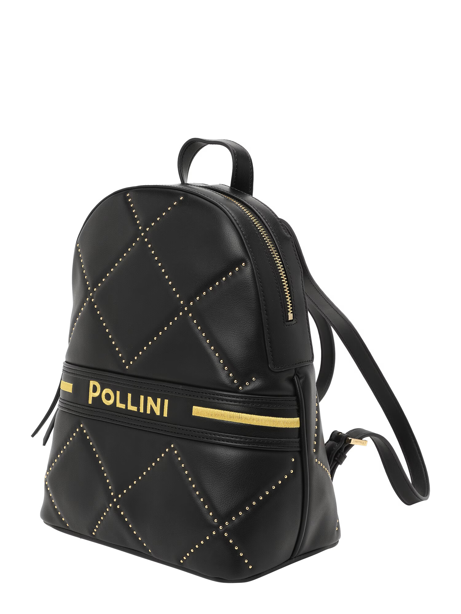 POLLINI Rucsac galben auriu / negru - Pled.ro