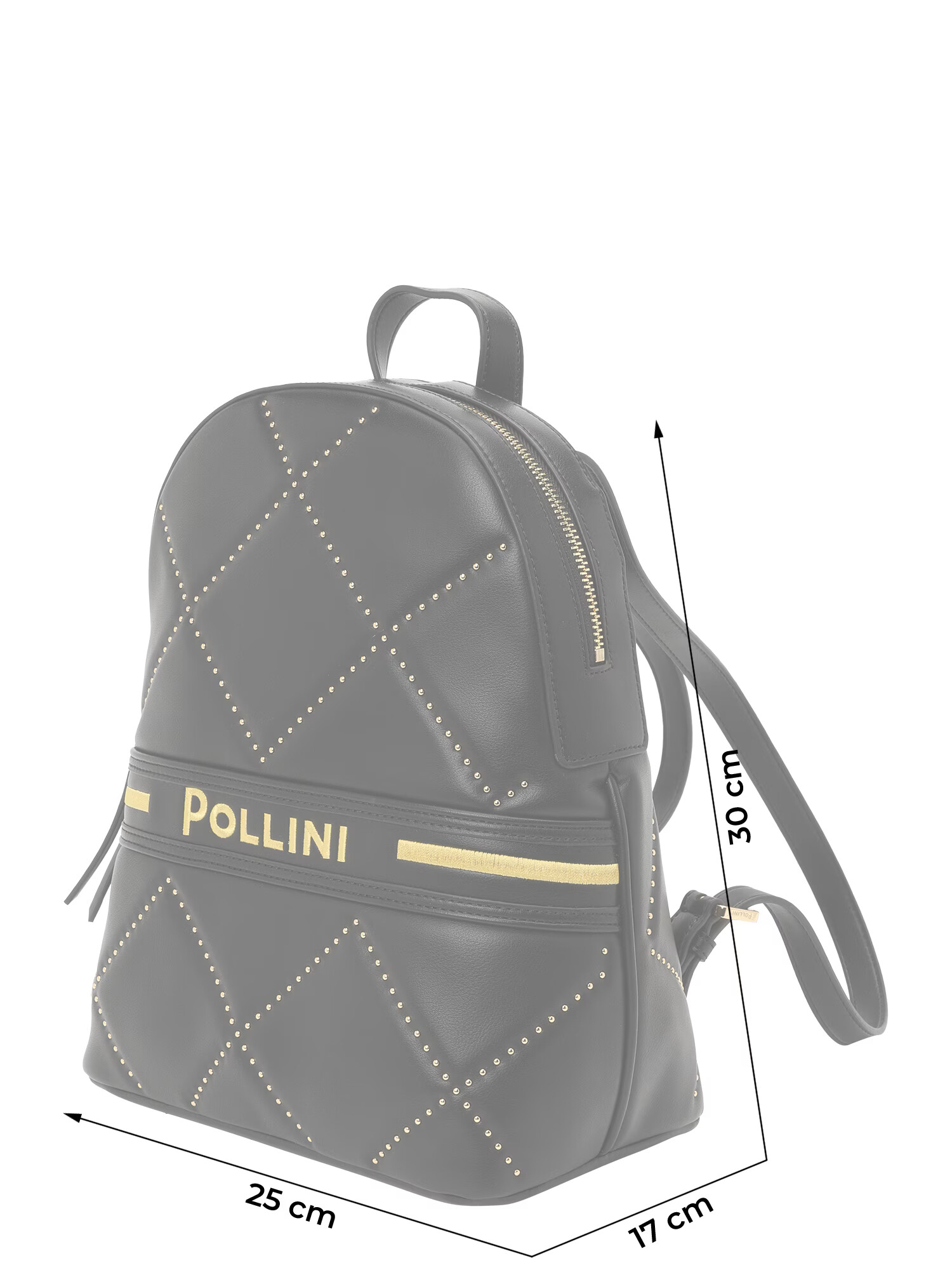 POLLINI Rucsac galben auriu / negru - Pled.ro