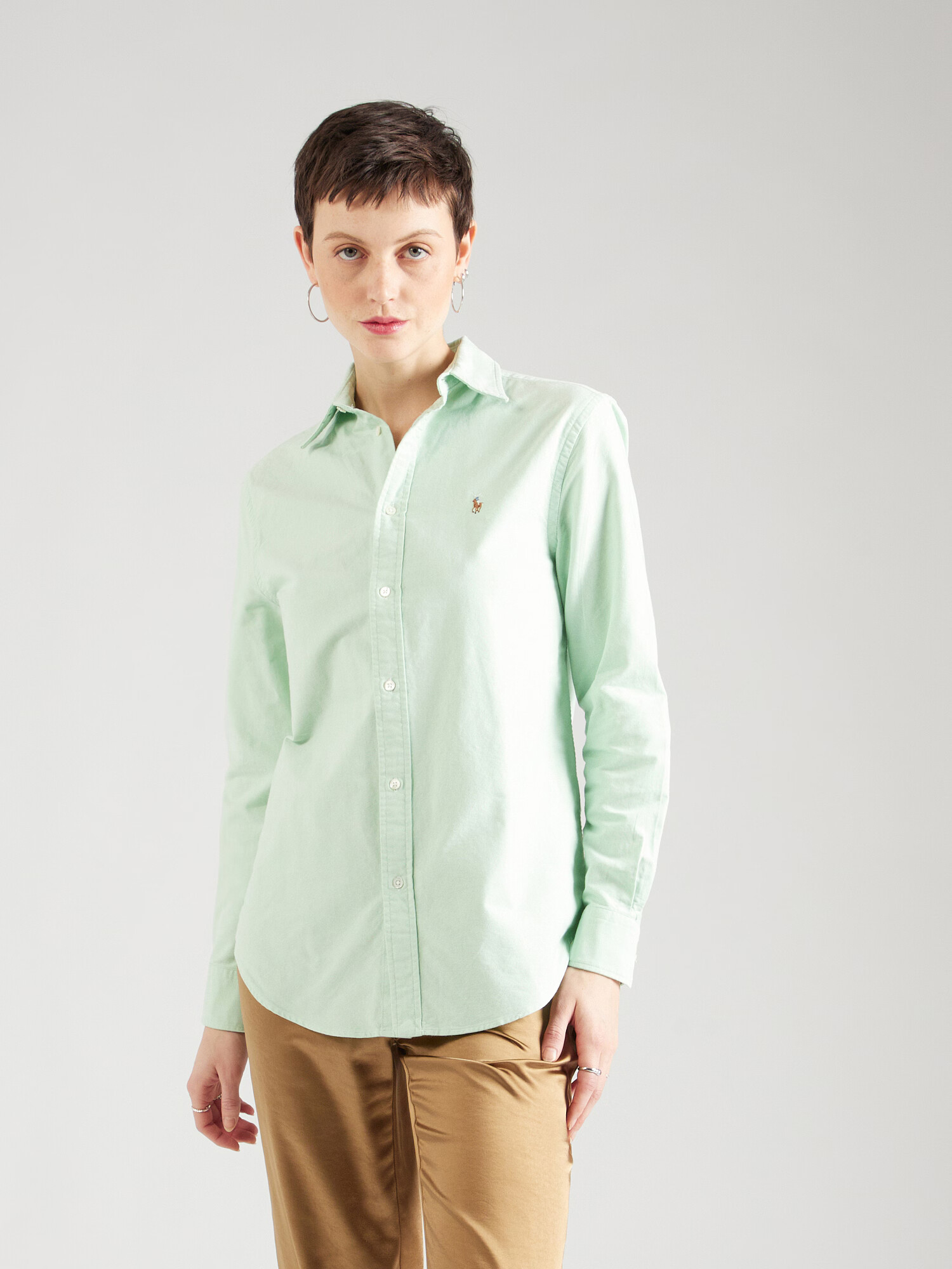 Polo Ralph Lauren Bluză albastru / maro / verde pastel / alb - Pled.ro