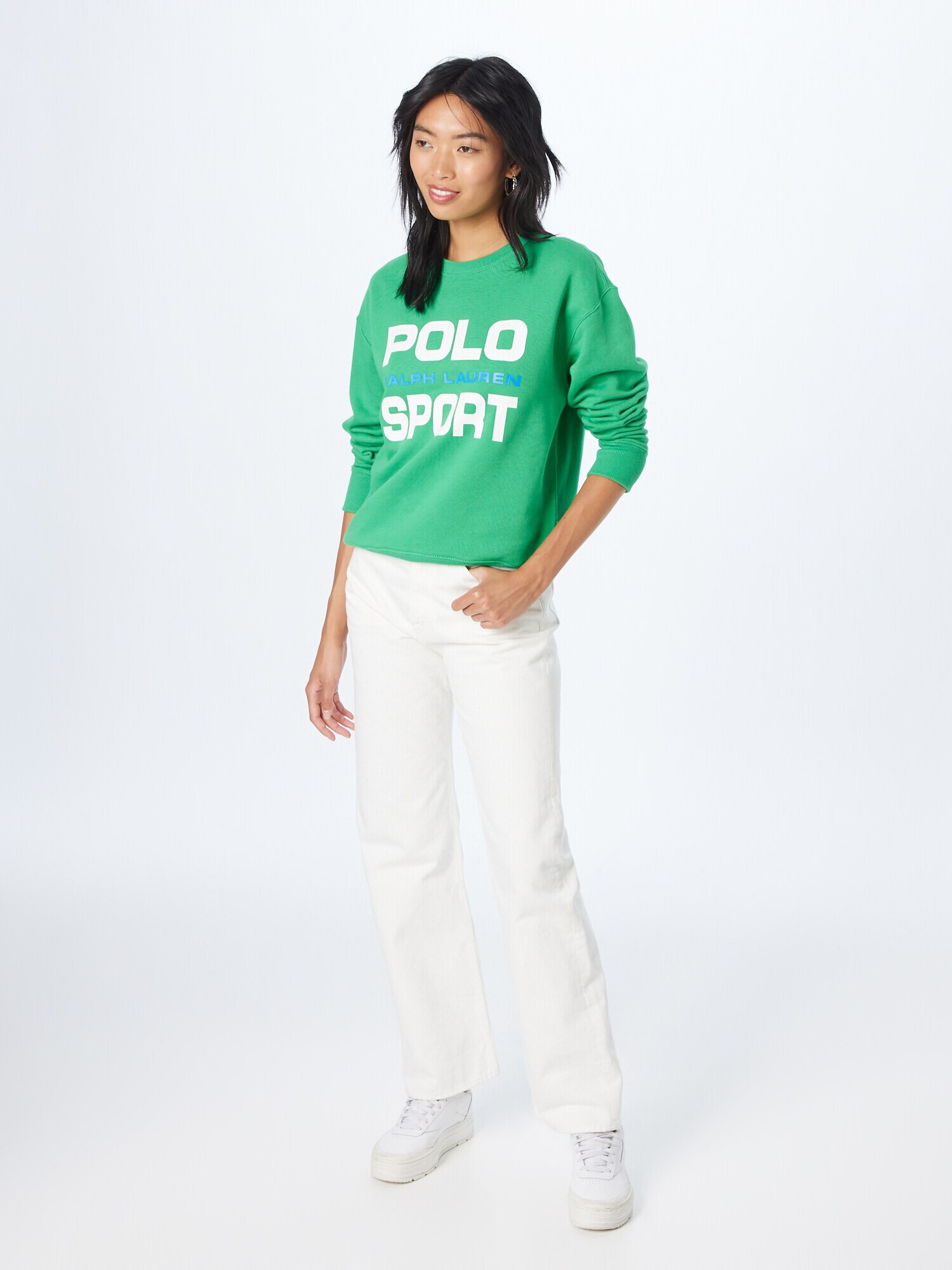 Polo Ralph Lauren Bluză de molton albastru / verde / alb - Pled.ro