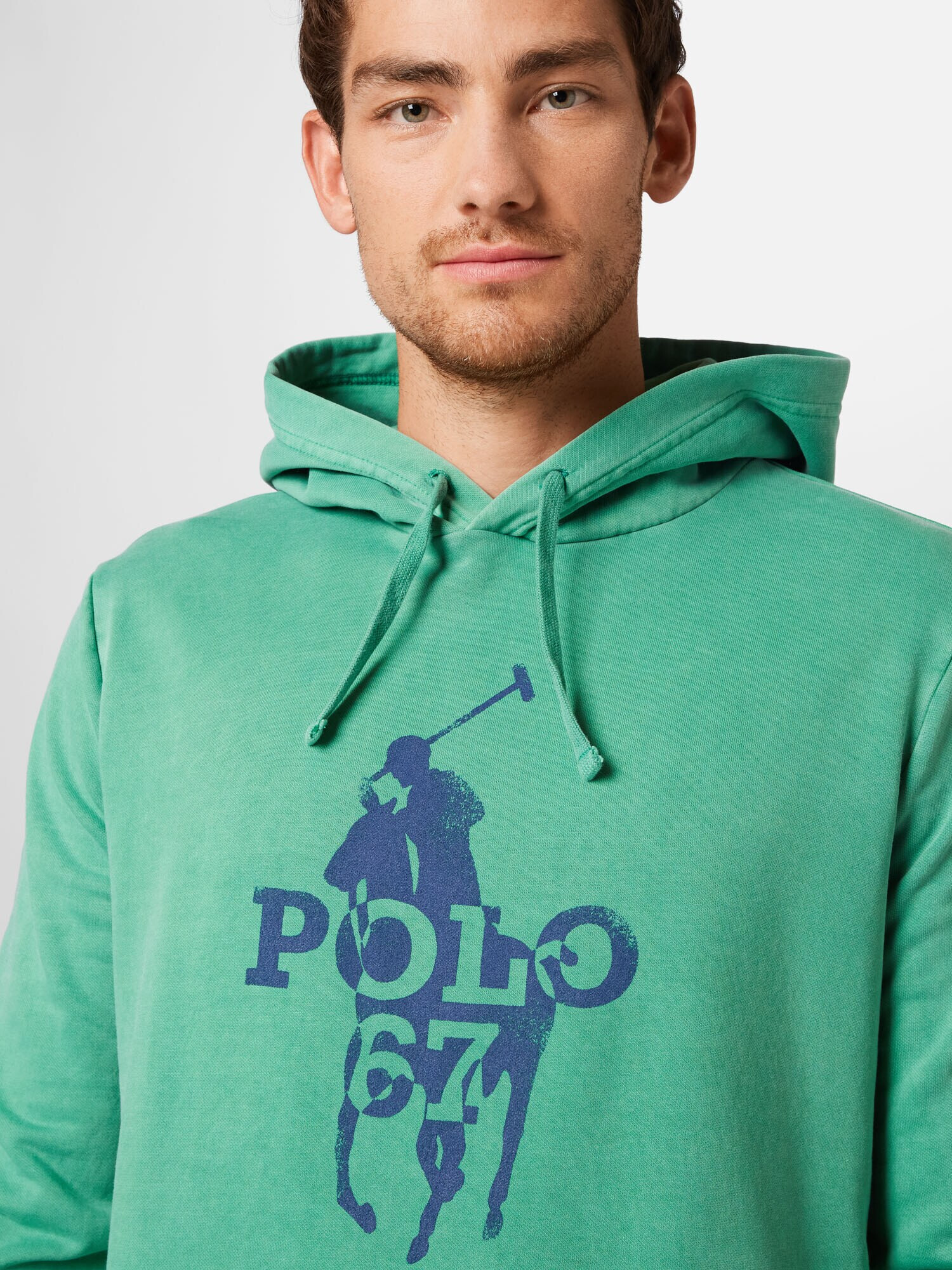 Polo Ralph Lauren Bluză de molton albastru / verde mentă - Pled.ro