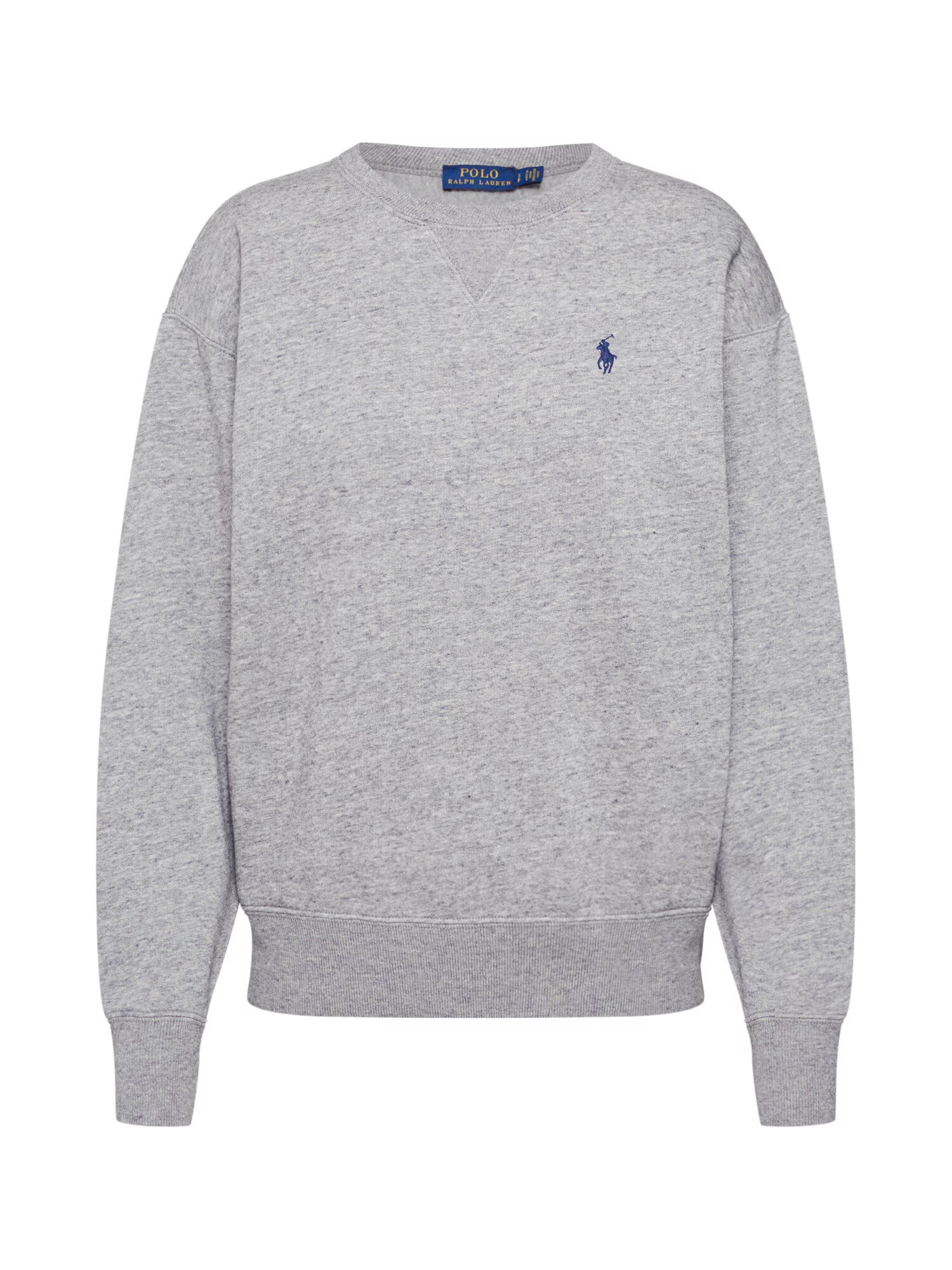 Polo Ralph Lauren Bluză de molton 'LS PO-LONG SLEEVE-KNIT' gri - Pled.ro