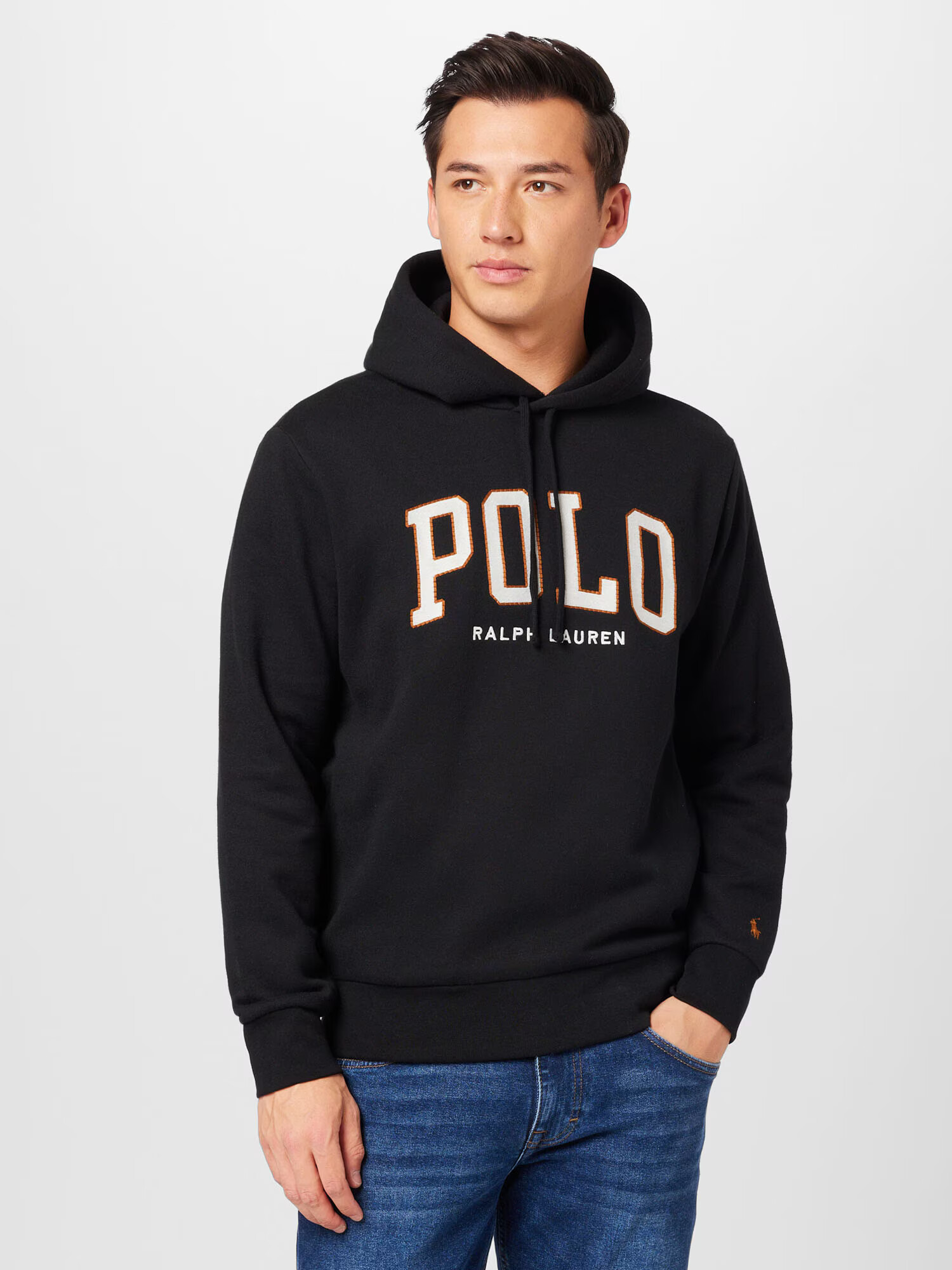 Polo Ralph Lauren Bluză de molton maro / negru / alb - Pled.ro