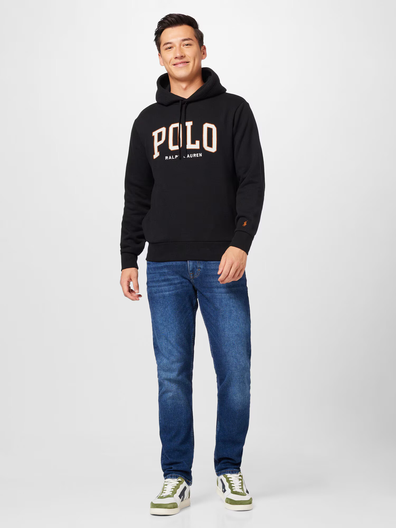 Polo Ralph Lauren Bluză de molton maro / negru / alb - Pled.ro