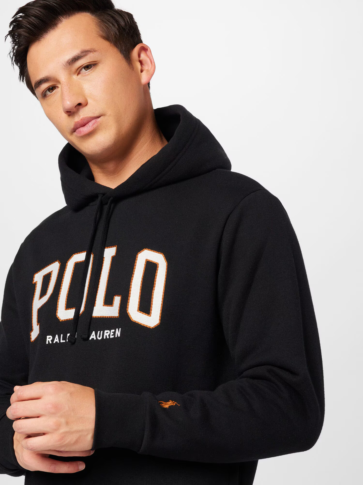 Polo Ralph Lauren Bluză de molton maro / negru / alb - Pled.ro