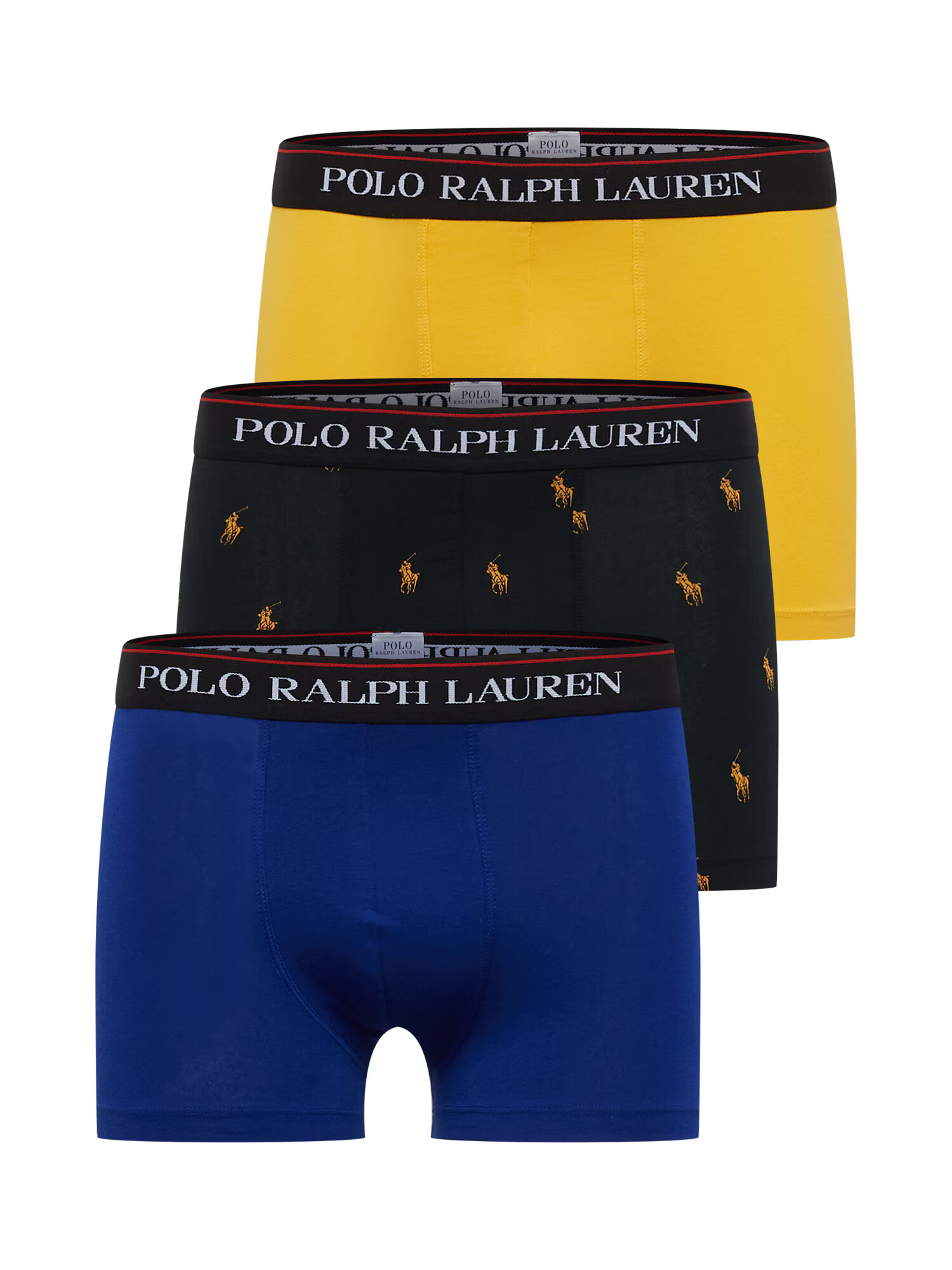 Polo Ralph Lauren Boxeri albastru / galben închis / negru / alb - Pled.ro