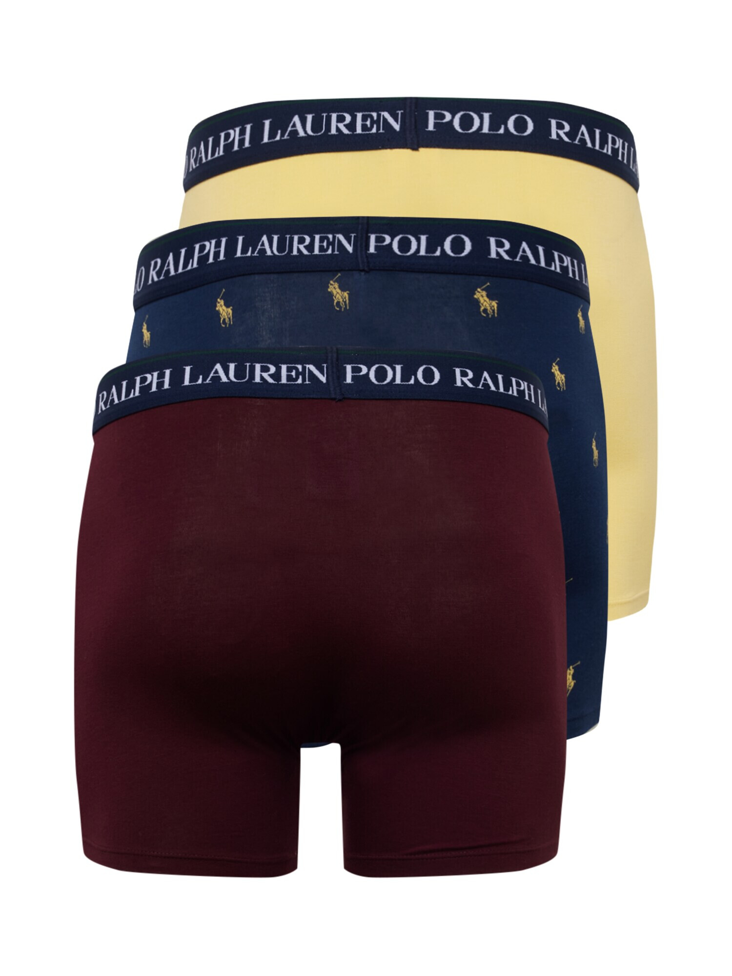 Polo Ralph Lauren Boxeri albastru închis / galben / roșu bordeaux - Pled.ro