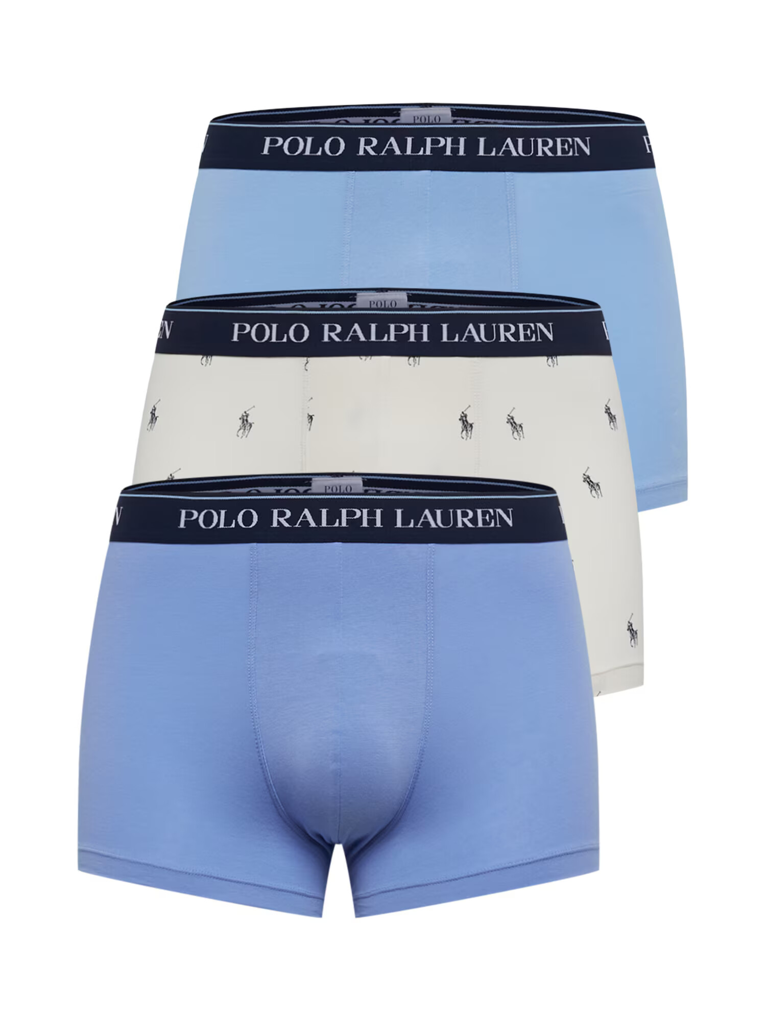 Polo Ralph Lauren Boxeri bleumarin / albastru deschis / alb natural - Pled.ro