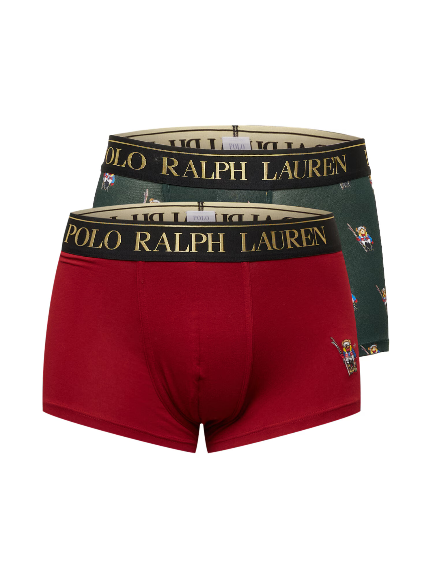 Polo Ralph Lauren Boxeri galben auriu / purpuriu / negru - Pled.ro