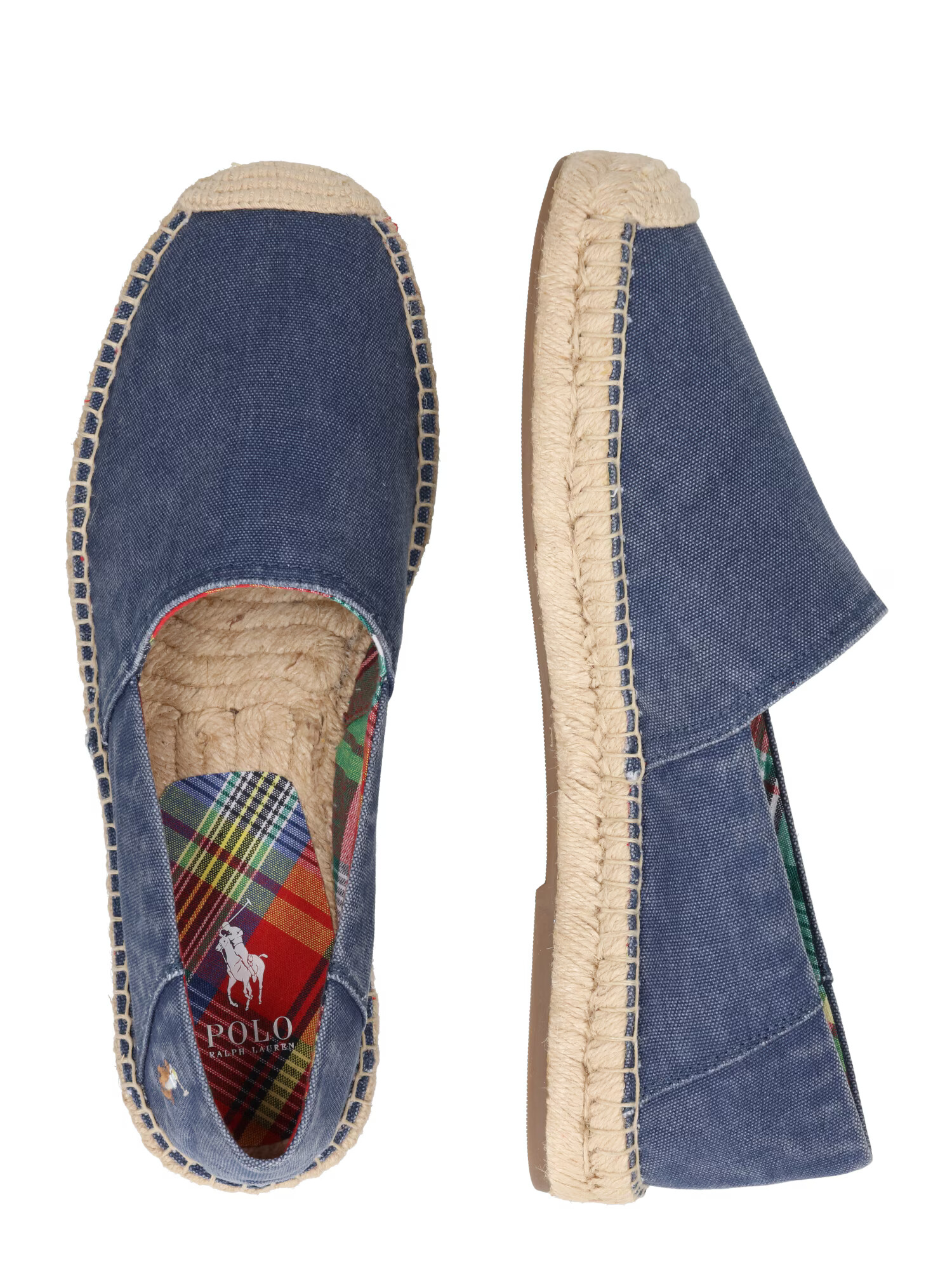 Polo Ralph Lauren Espadrile 'CEVIO' bej / albastru marin - Pled.ro